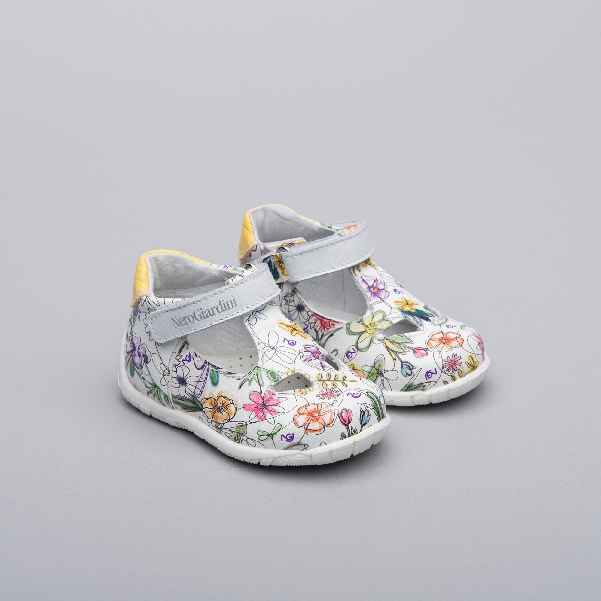 Sandali Kids da Bambina in Materiale Tecnico e Pelle
