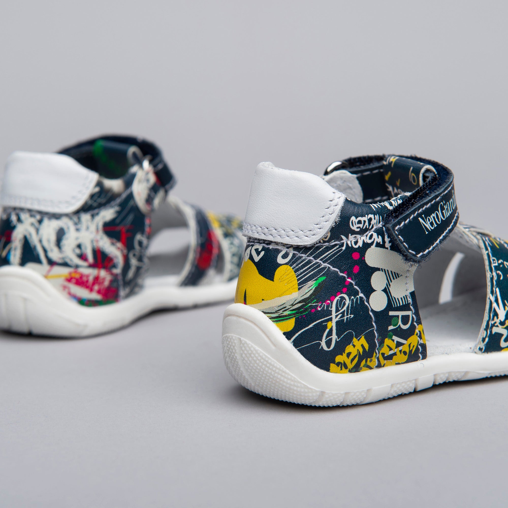 Sandali Kids da Bambino in Materiale Tecnico e Pelle