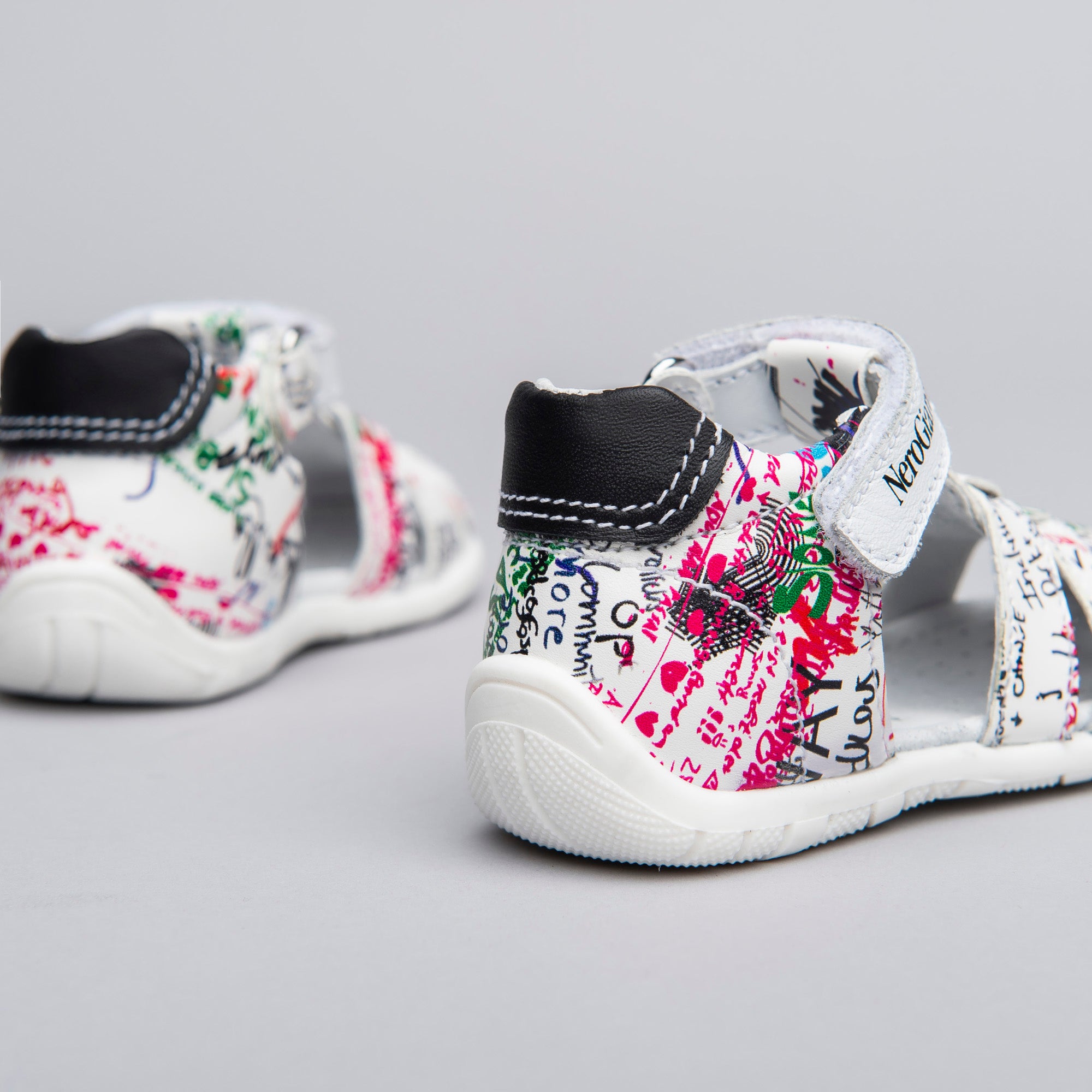 Sandali Kids da Bambino in Materiale Tecnico e Pelle