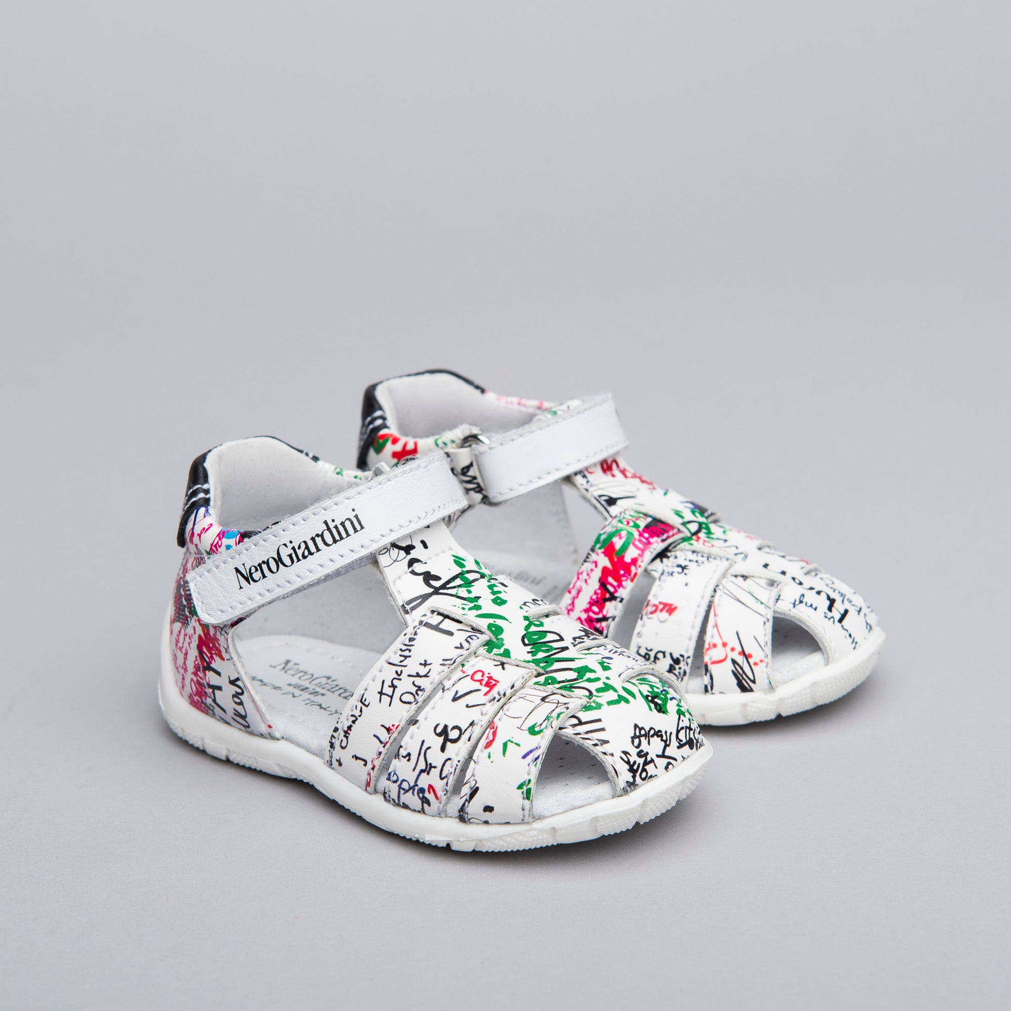 Sandali Kids da Bambino in Materiale Tecnico e Pelle