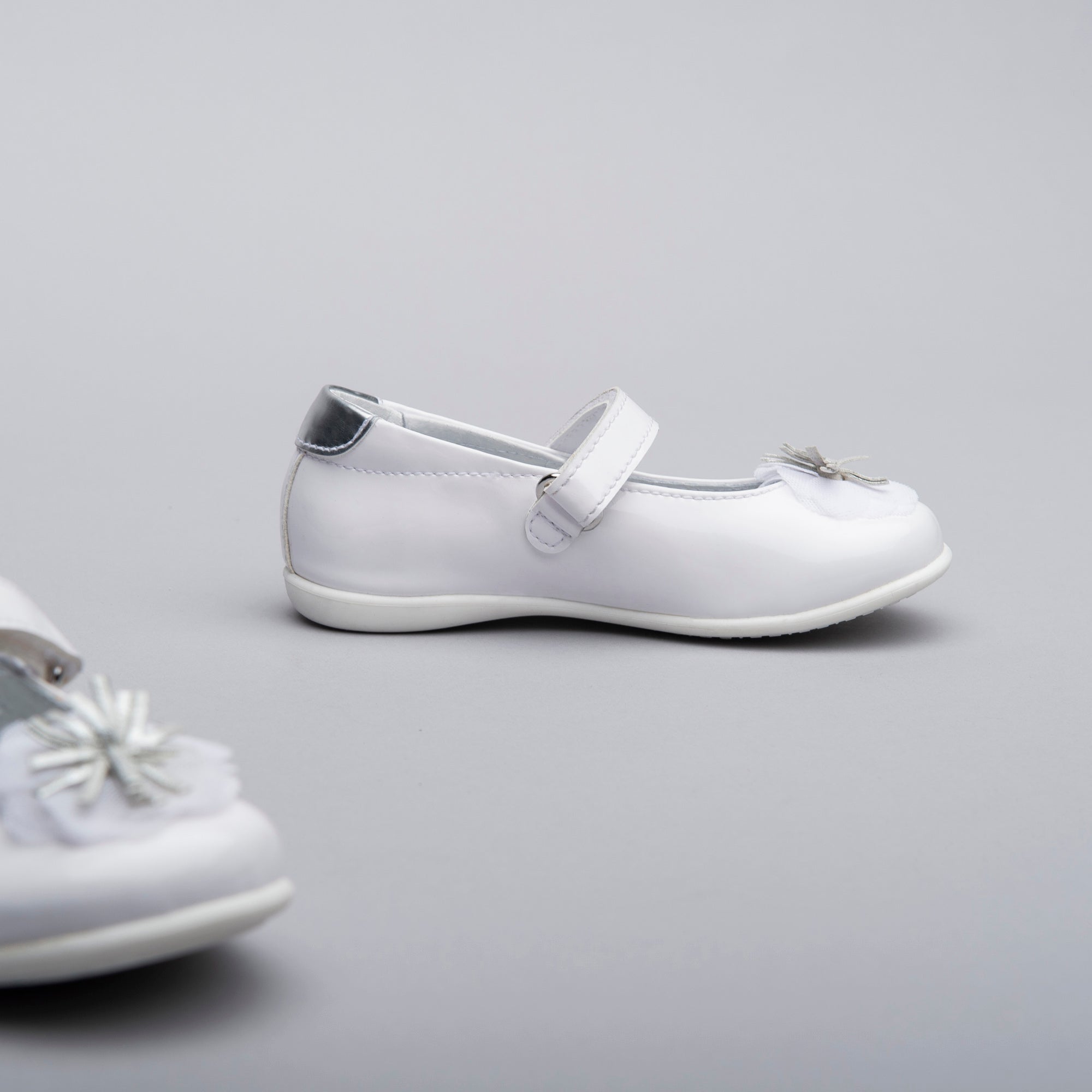 Ballerine Kids da Bambina in Materiale Tecnico e Camoscio