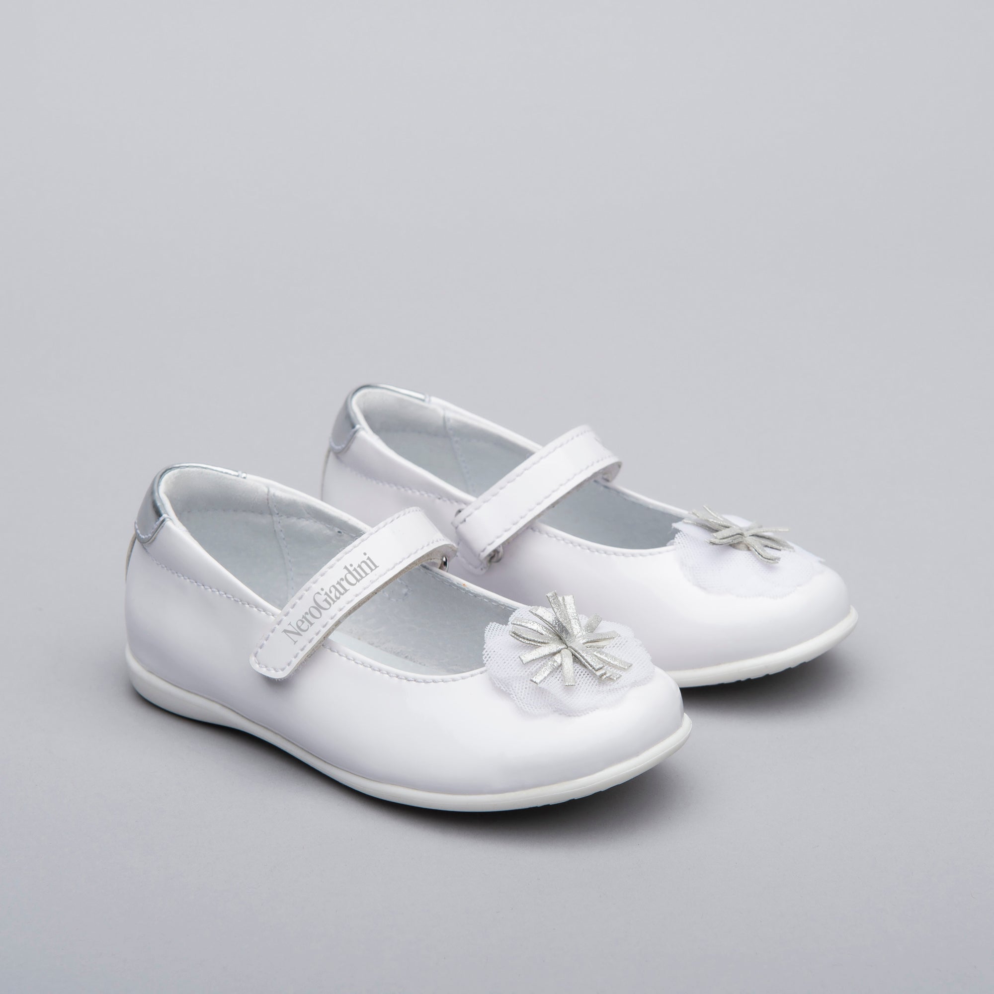 Ballerine Kids da Bambina in Materiale Tecnico e Camoscio