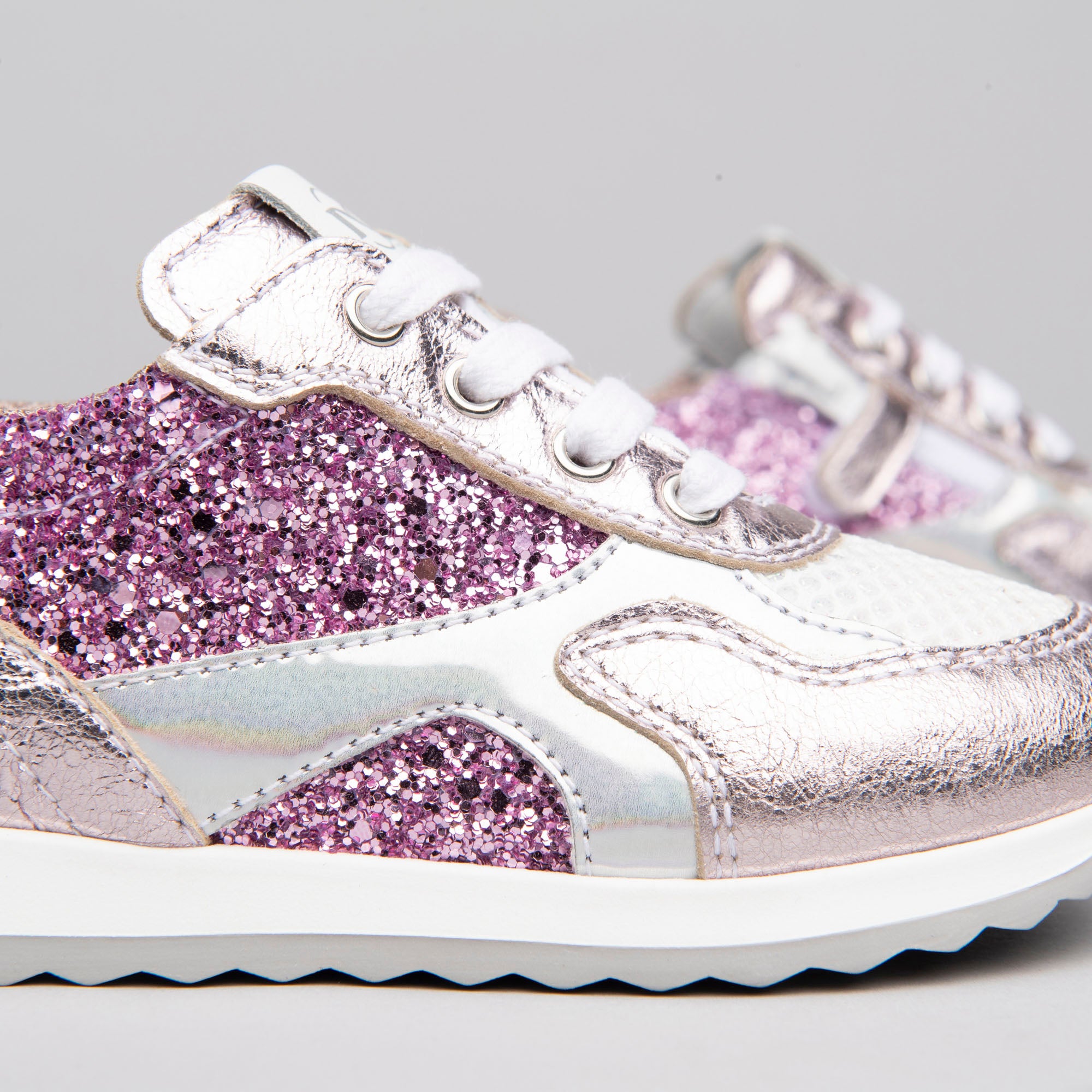 Sneakers Kids da Bambina in Pelle e Materiale Tecnico