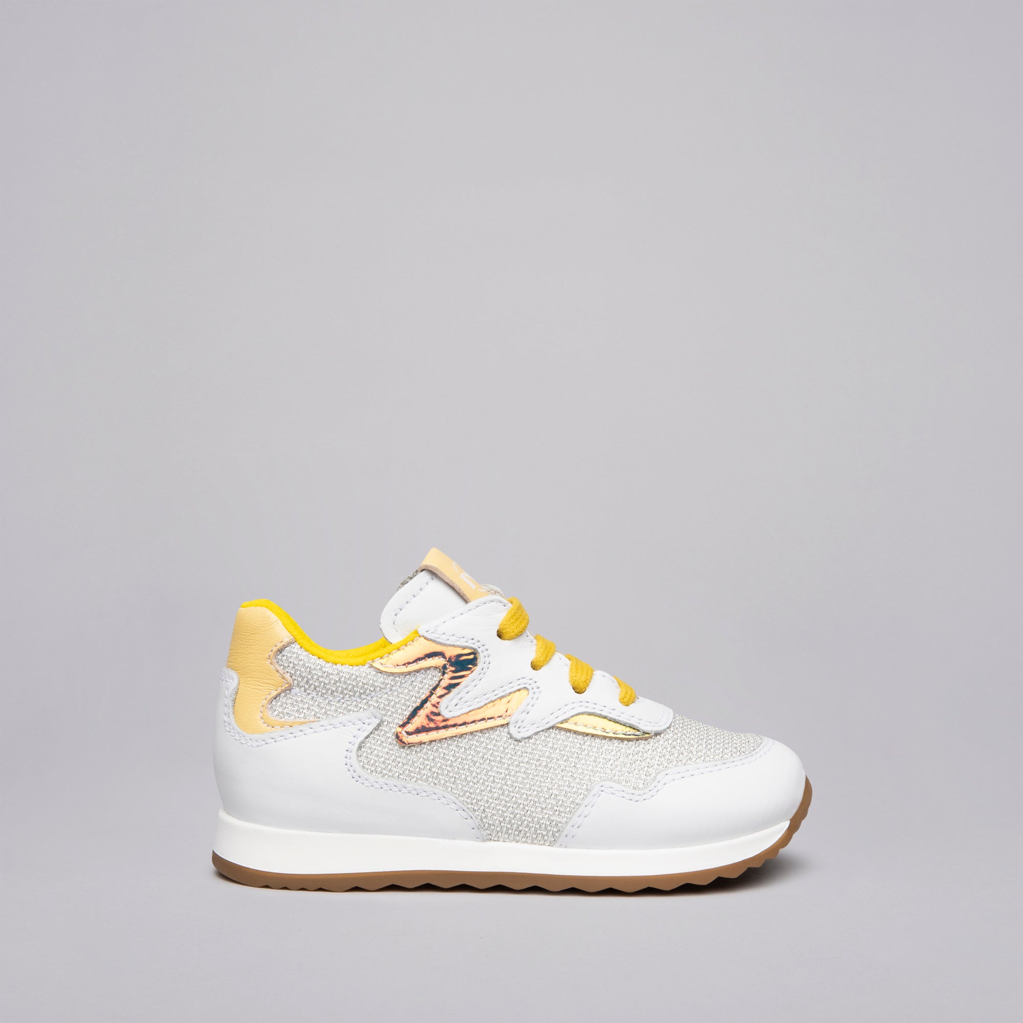 Sneakers Kids da Bambina in Pelle e Tela