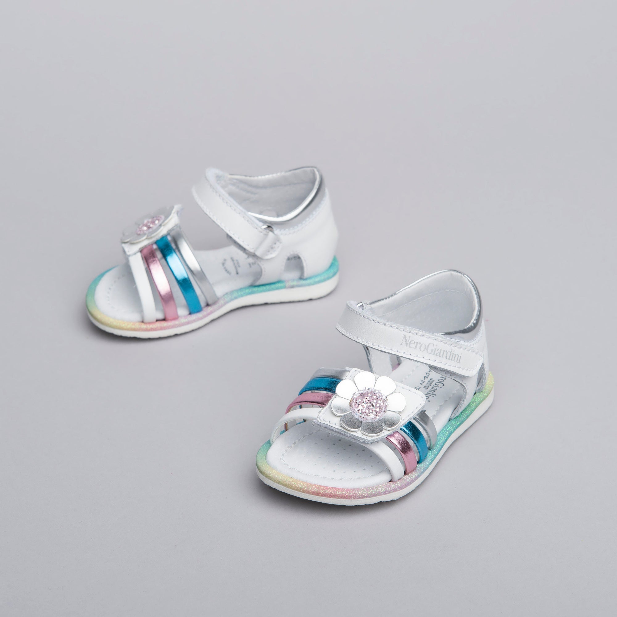 Sandali Kids da Bambina in Pelle e Materiale Tecnico