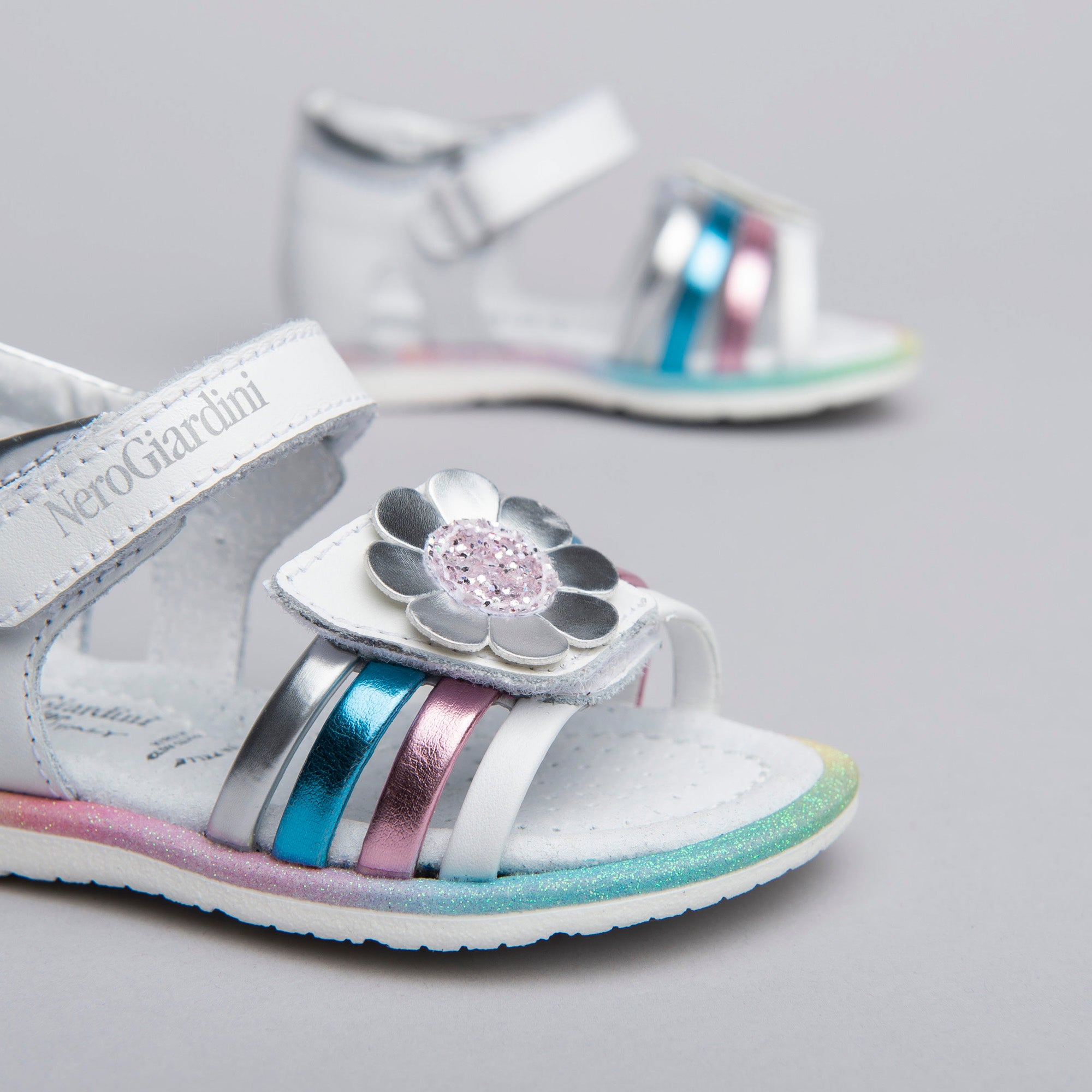 Sandali Kids da Bambina in Pelle e Materiale Tecnico