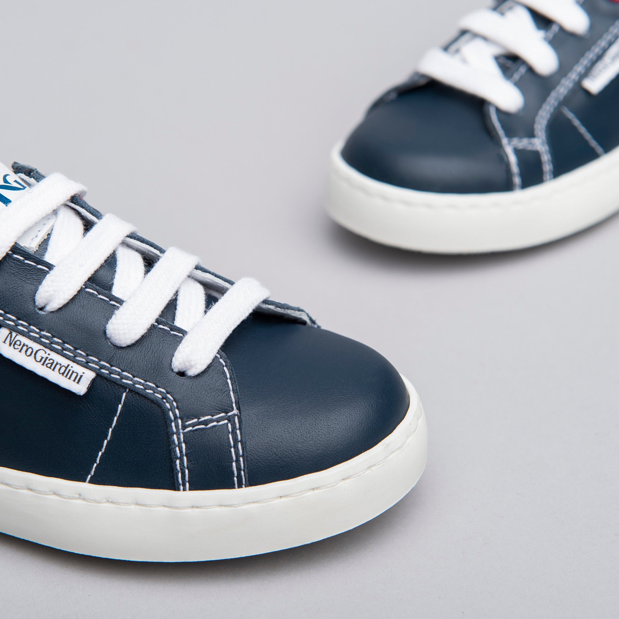 Sneakers Kids da Bambino in Pelle e Materiale Tecnico