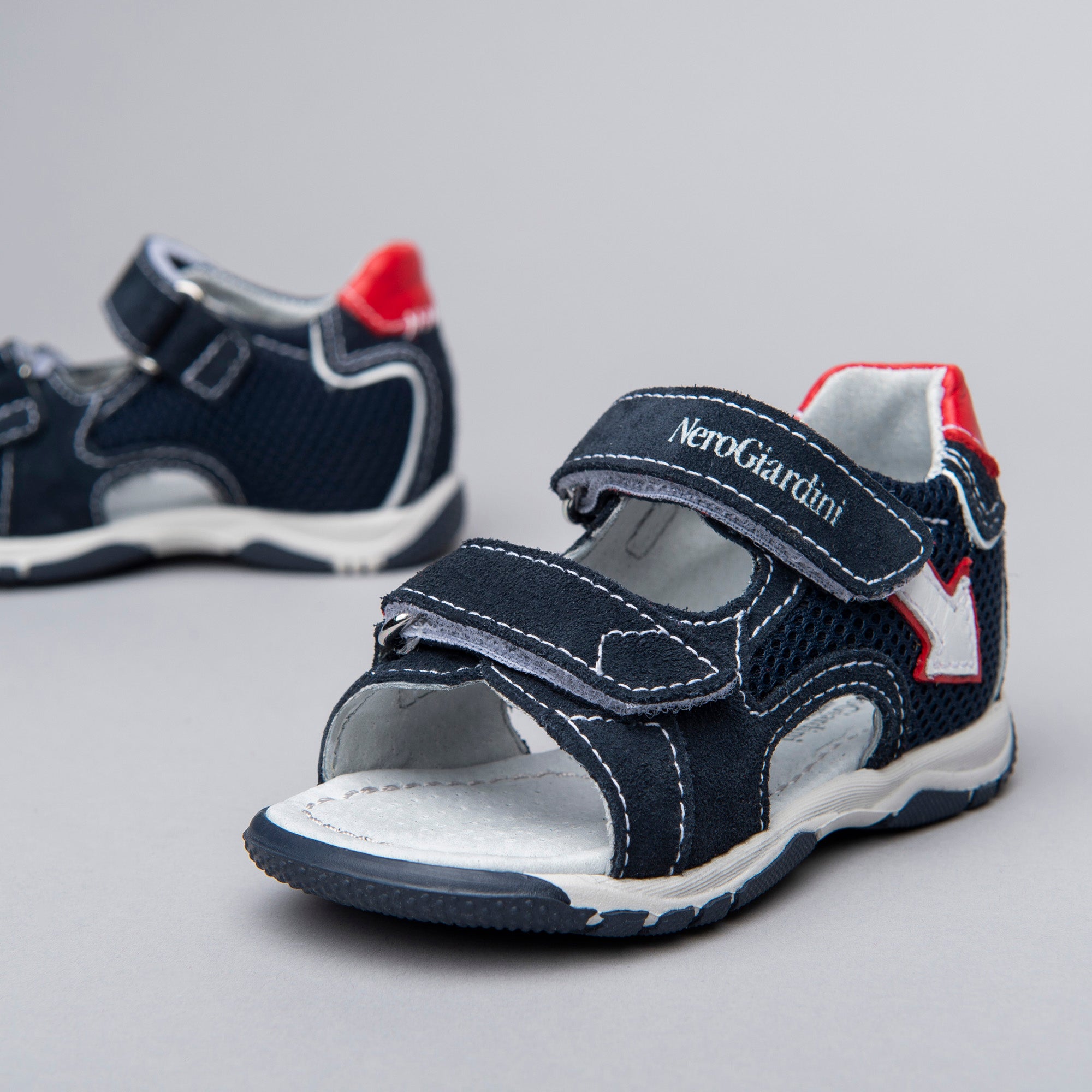 Sandali Kids da Bambino in Camoscio e Tela