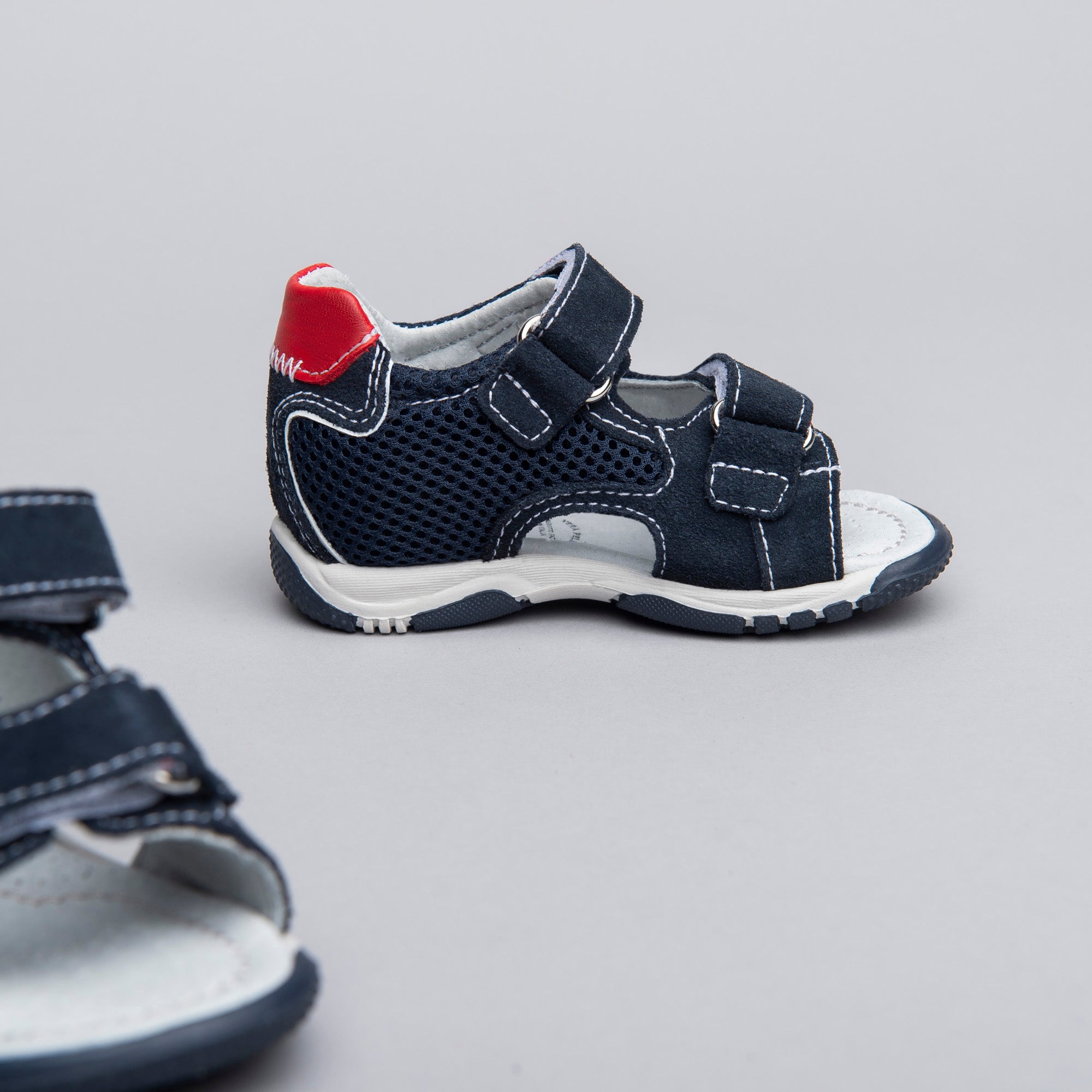 Sandali Kids da Bambino in Camoscio e Tela