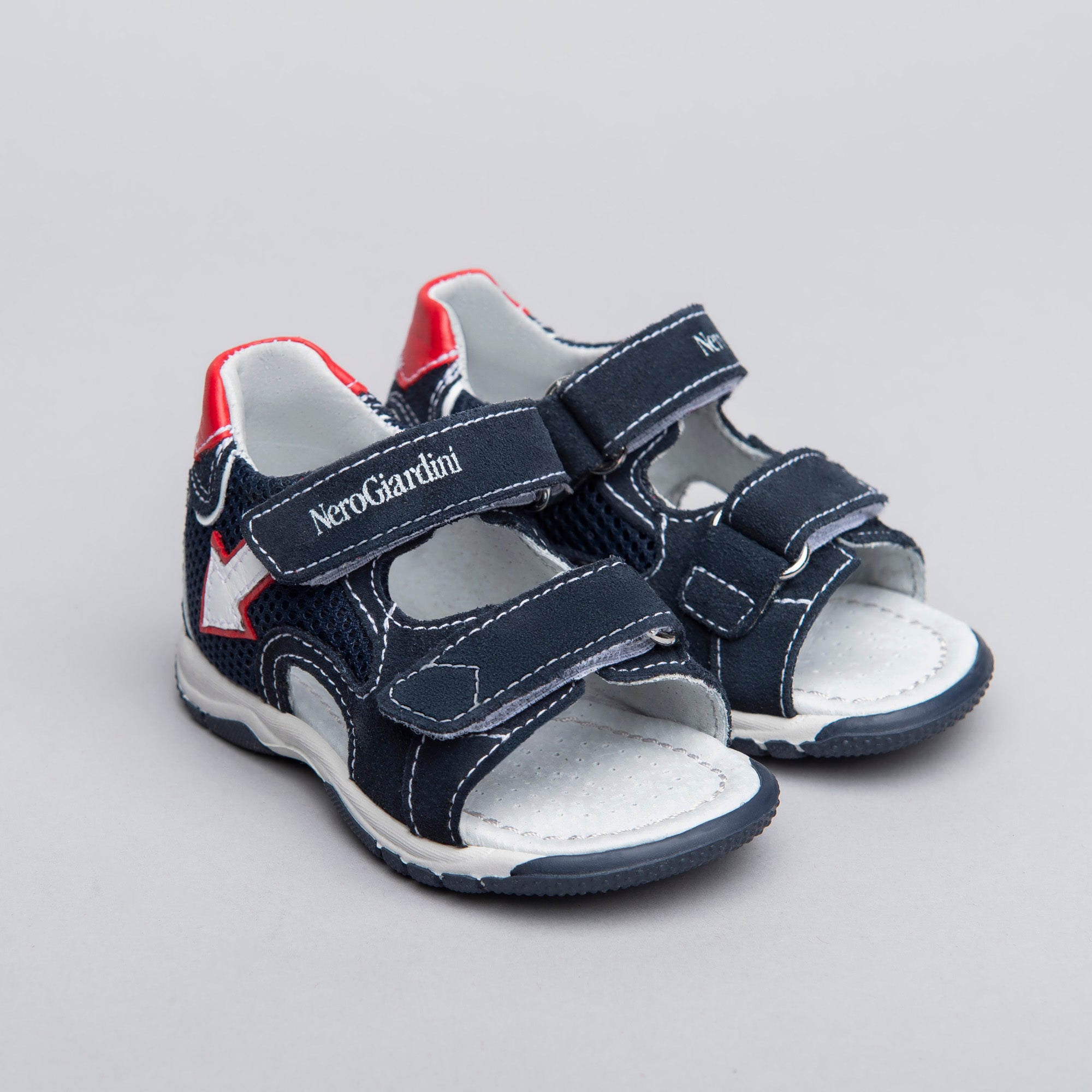 Sandali Kids da Bambino in Camoscio e Tela