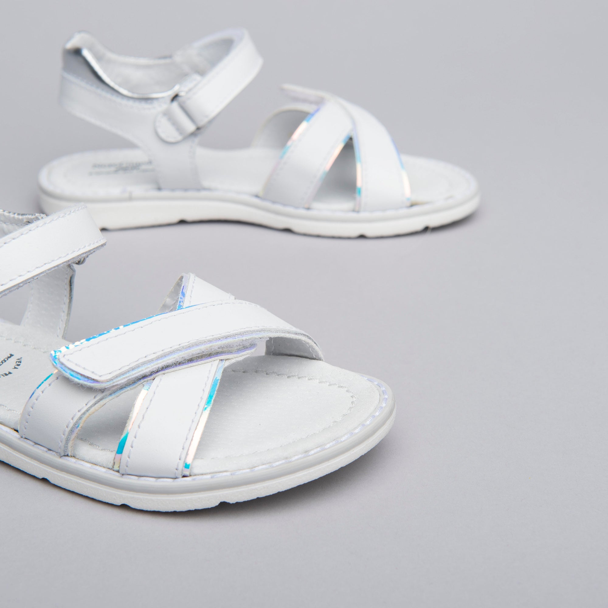 Sandali Junior da Bambina in Pelle e Materiale Tecnico