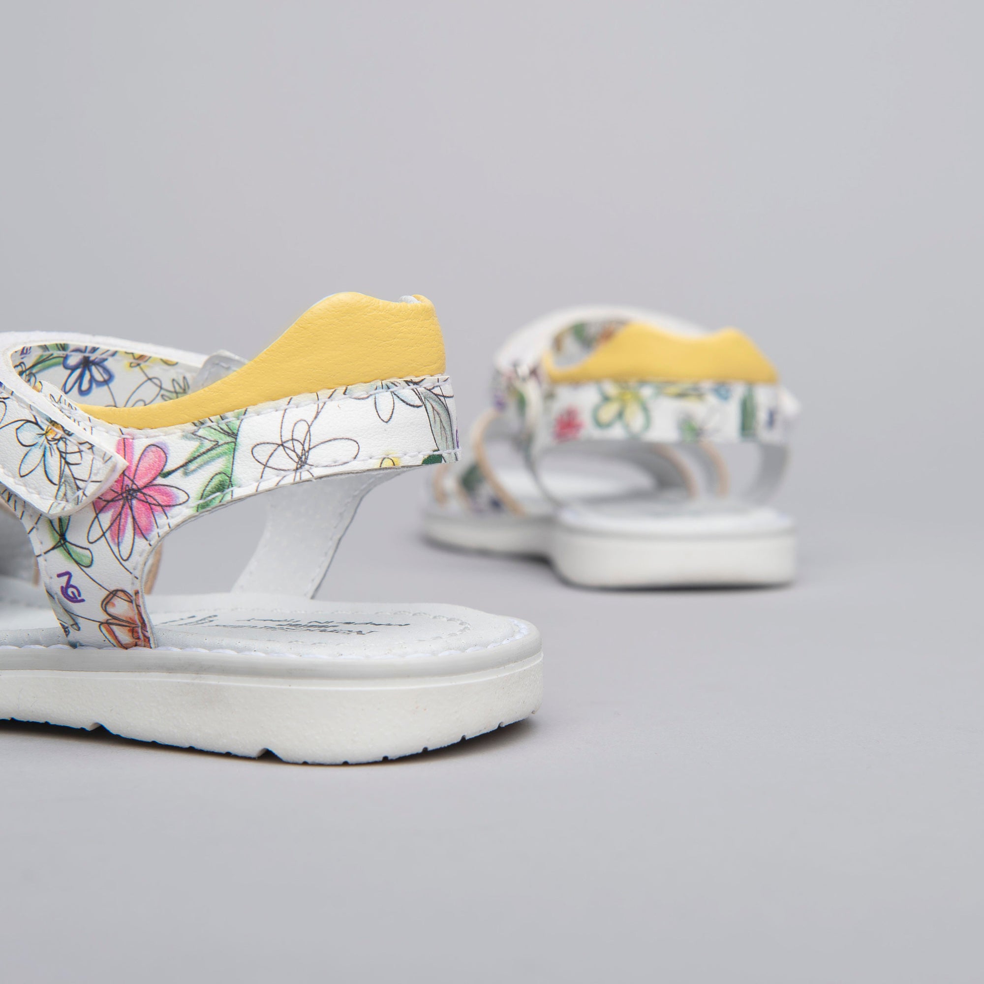Sandali Kids da Bambina in Materiale Tecnico e Pelle