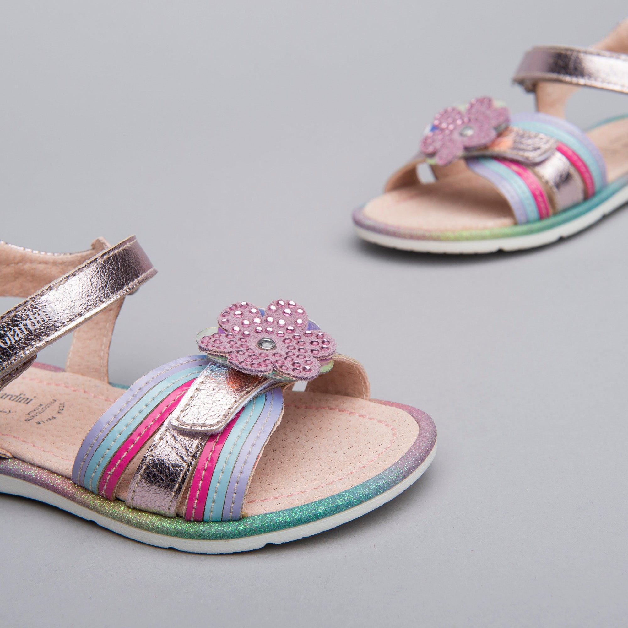 Sandali Kids da Bambina in Pelle e Materiale Tecnico