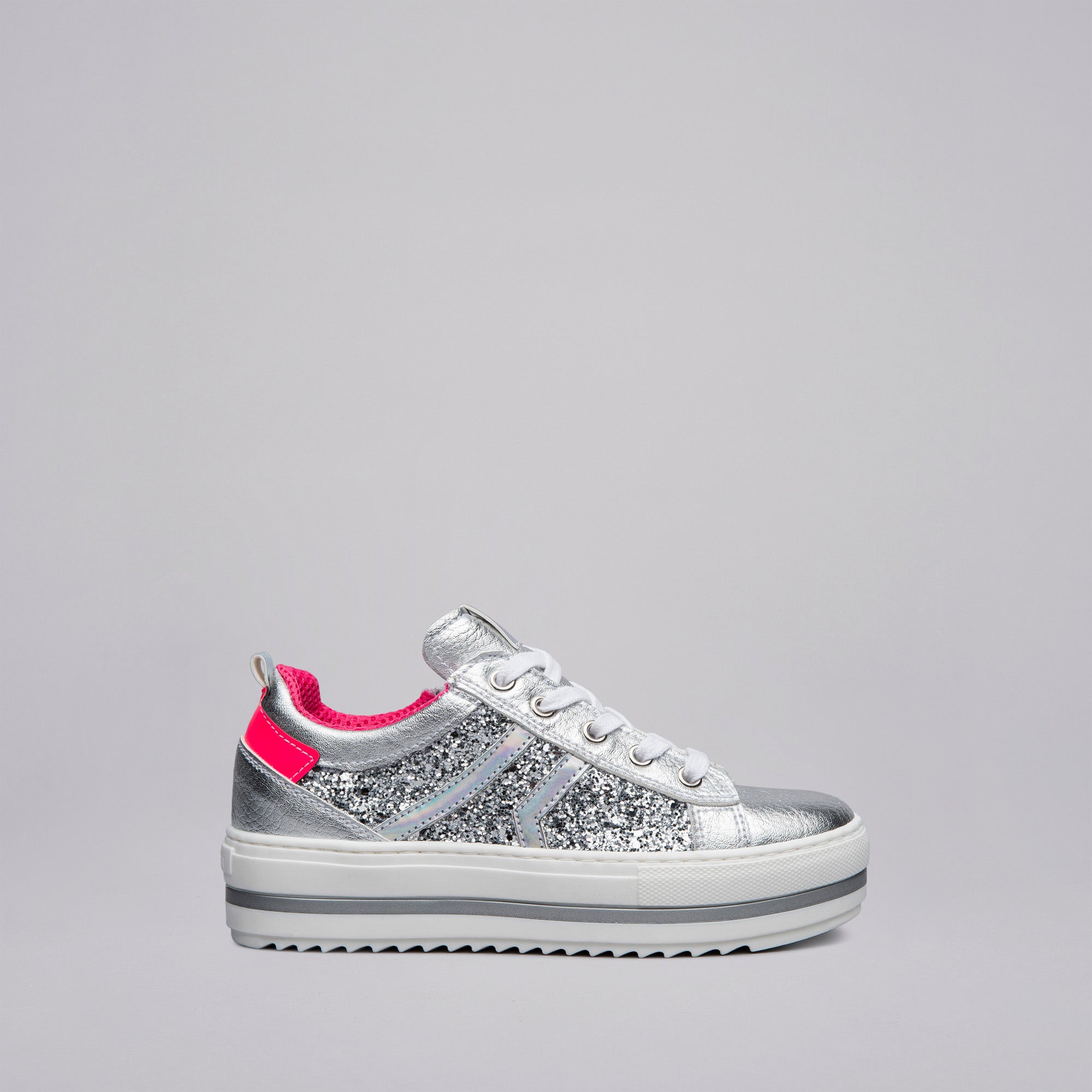 Sneakers Teens da Ragazza in Pelle e Materiale Tecnico