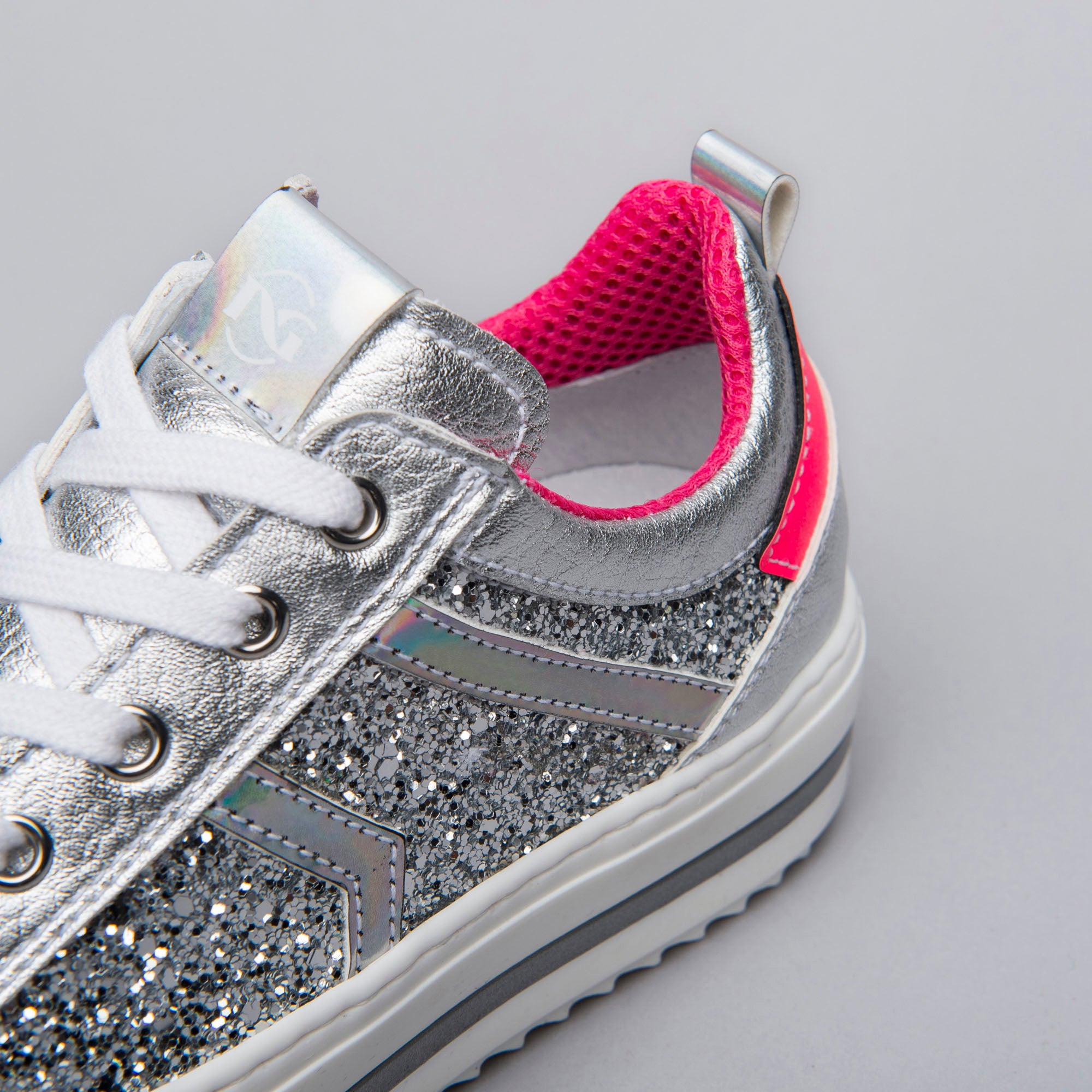 Sneakers Teens da Ragazza in Pelle e Materiale Tecnico