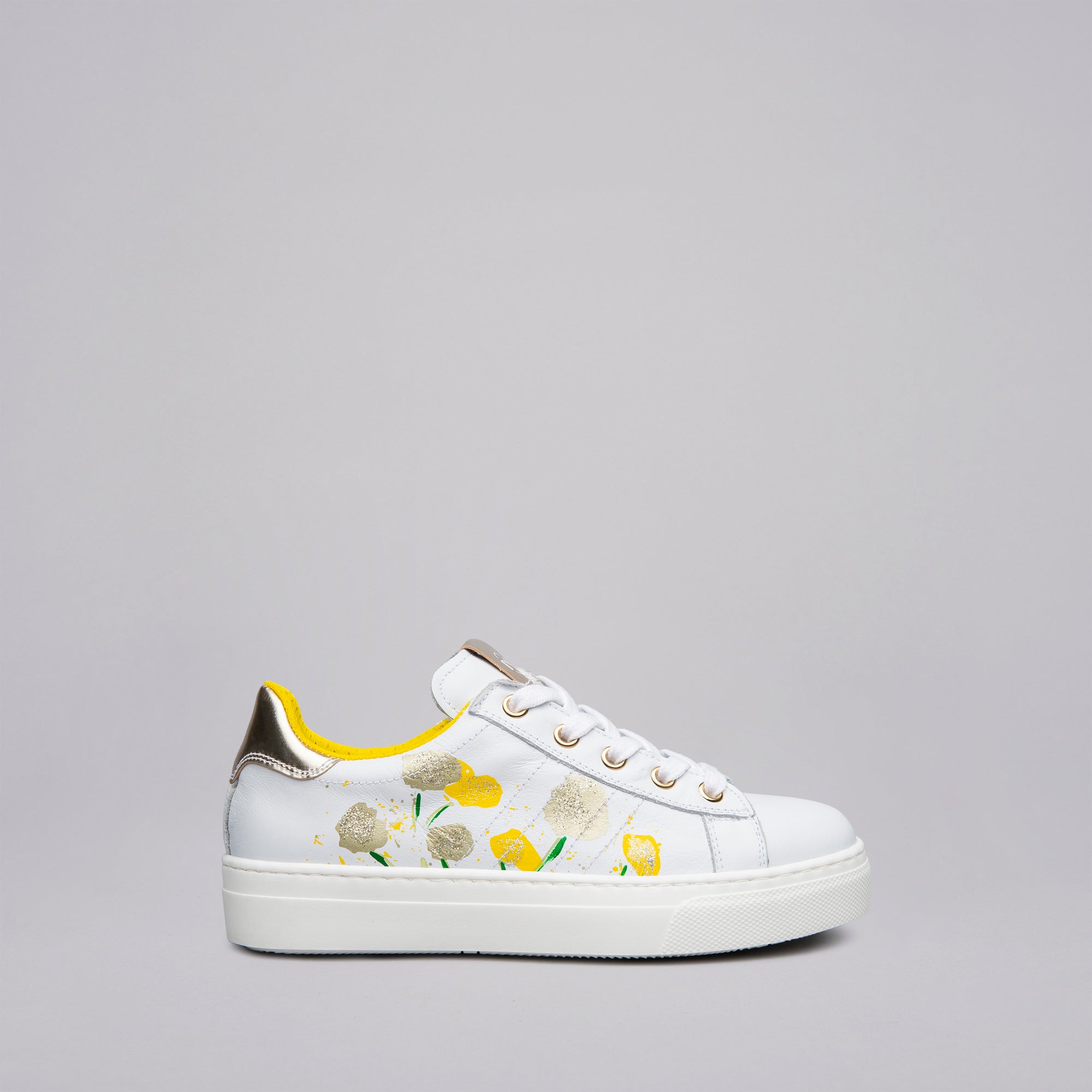 Sneakers Teens da Ragazza in Pelle e Materiale Tecnico
