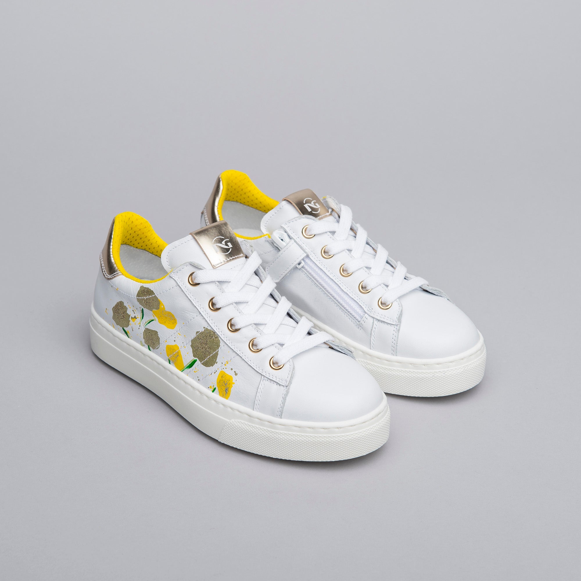 Sneakers Teens da Ragazza in Pelle e Materiale Tecnico