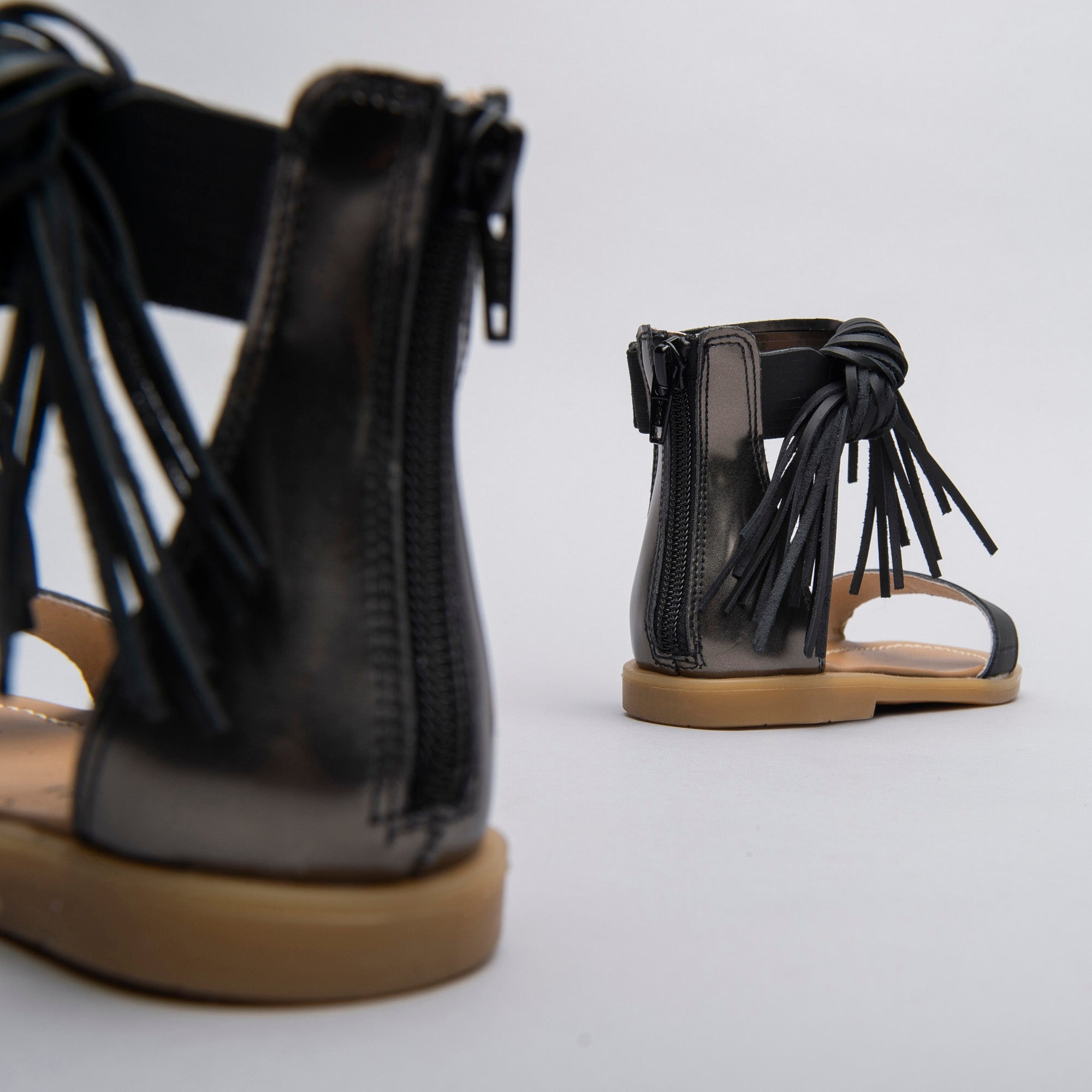 Sandali Teens da Ragazza in Pelle e Materiale Tecnico