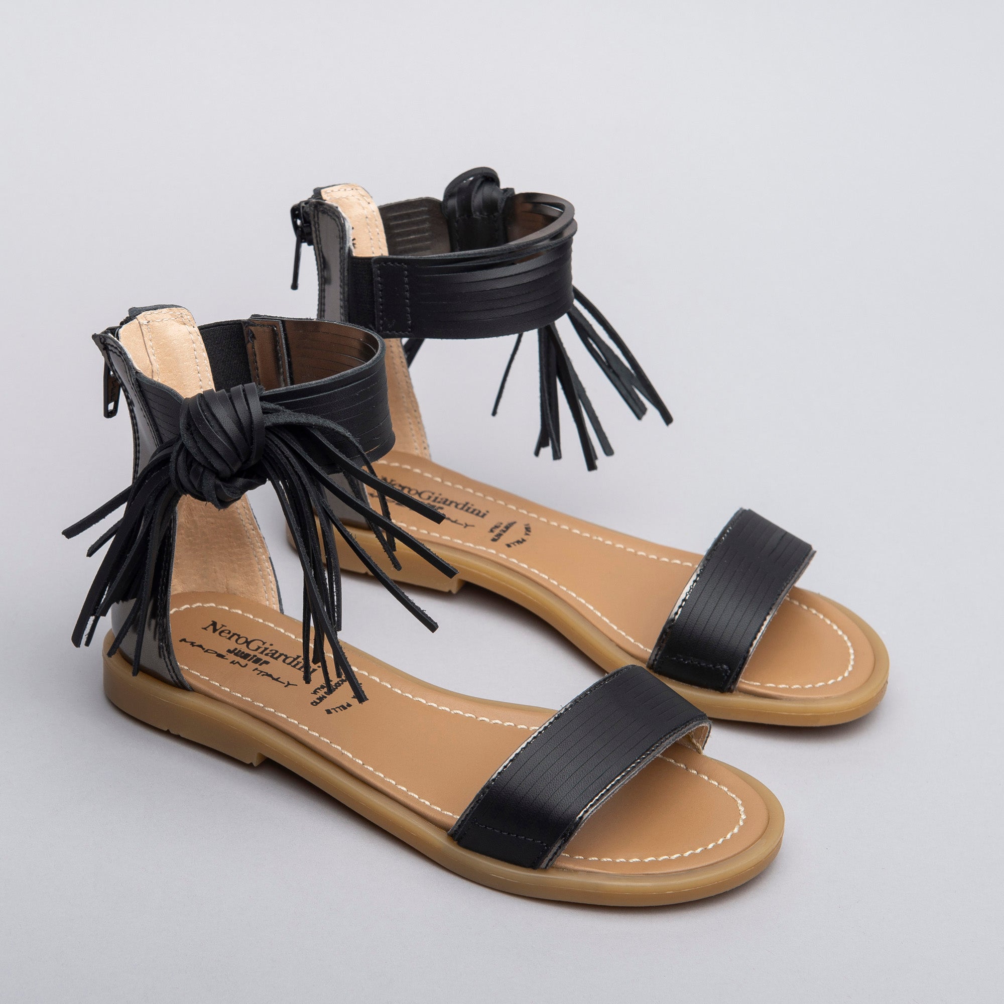 Sandali Teens da Ragazza in Pelle e Materiale Tecnico