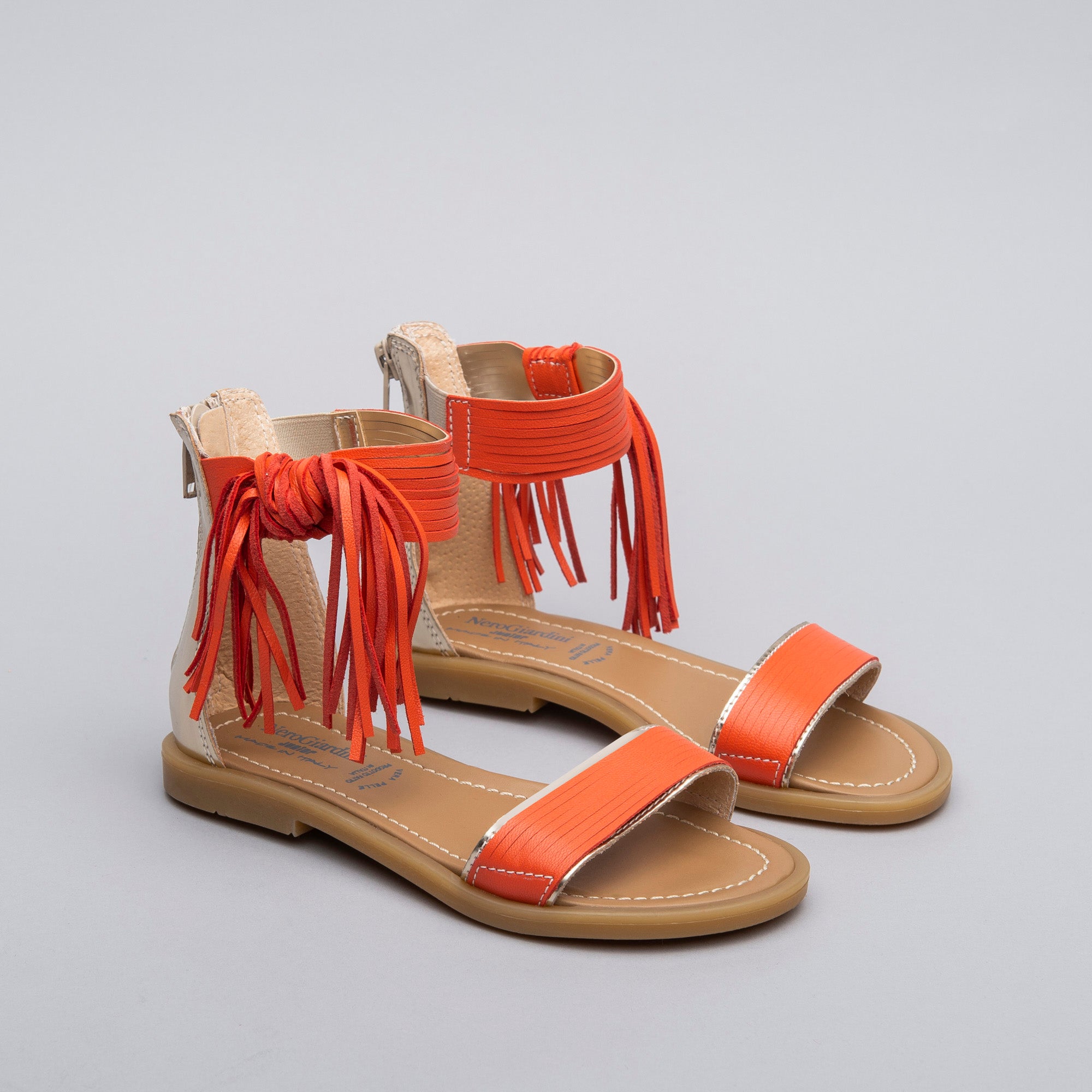 Sandali Teens da Ragazza in Pelle e Materiale Tecnico