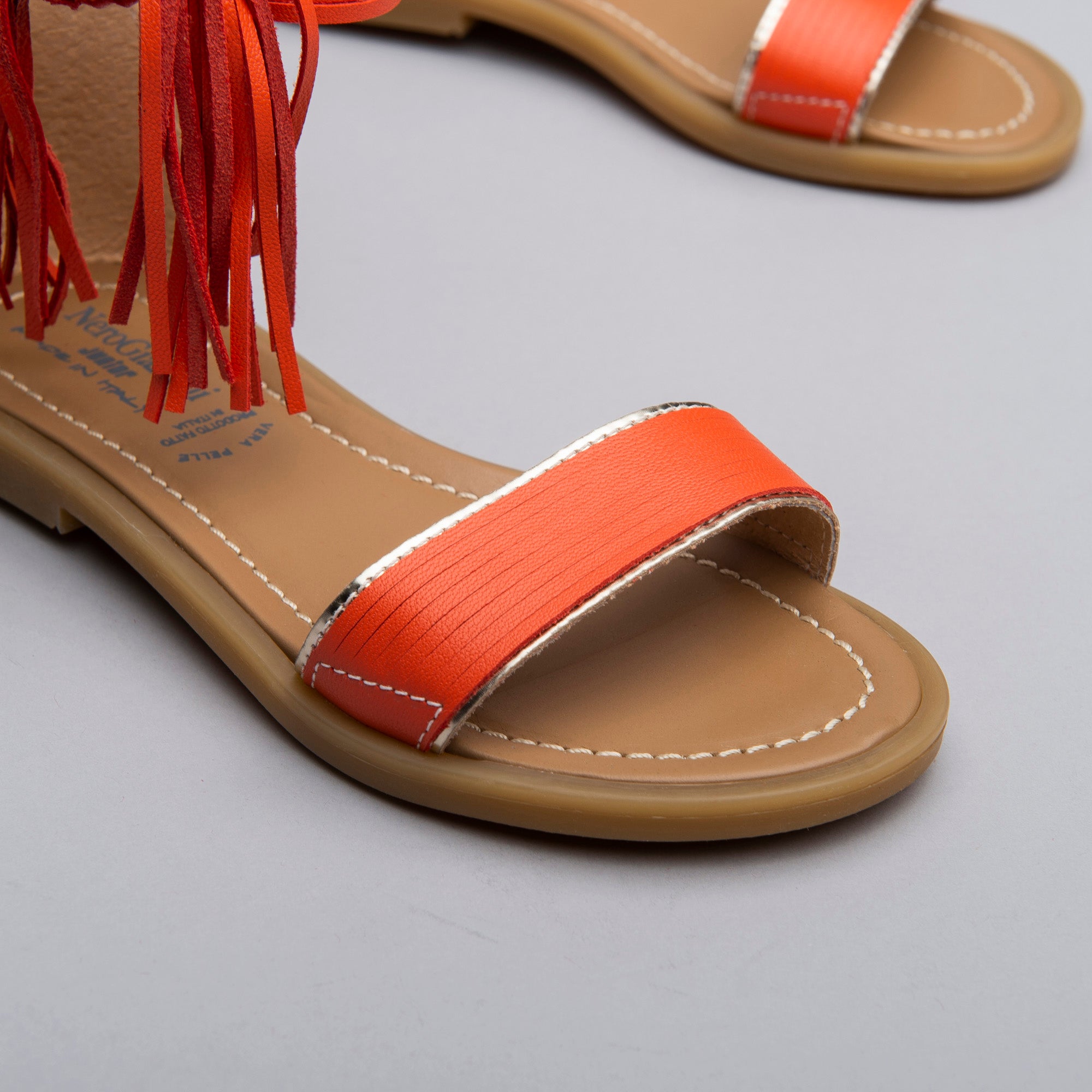 Sandali Teens da Ragazza in Pelle e Materiale Tecnico