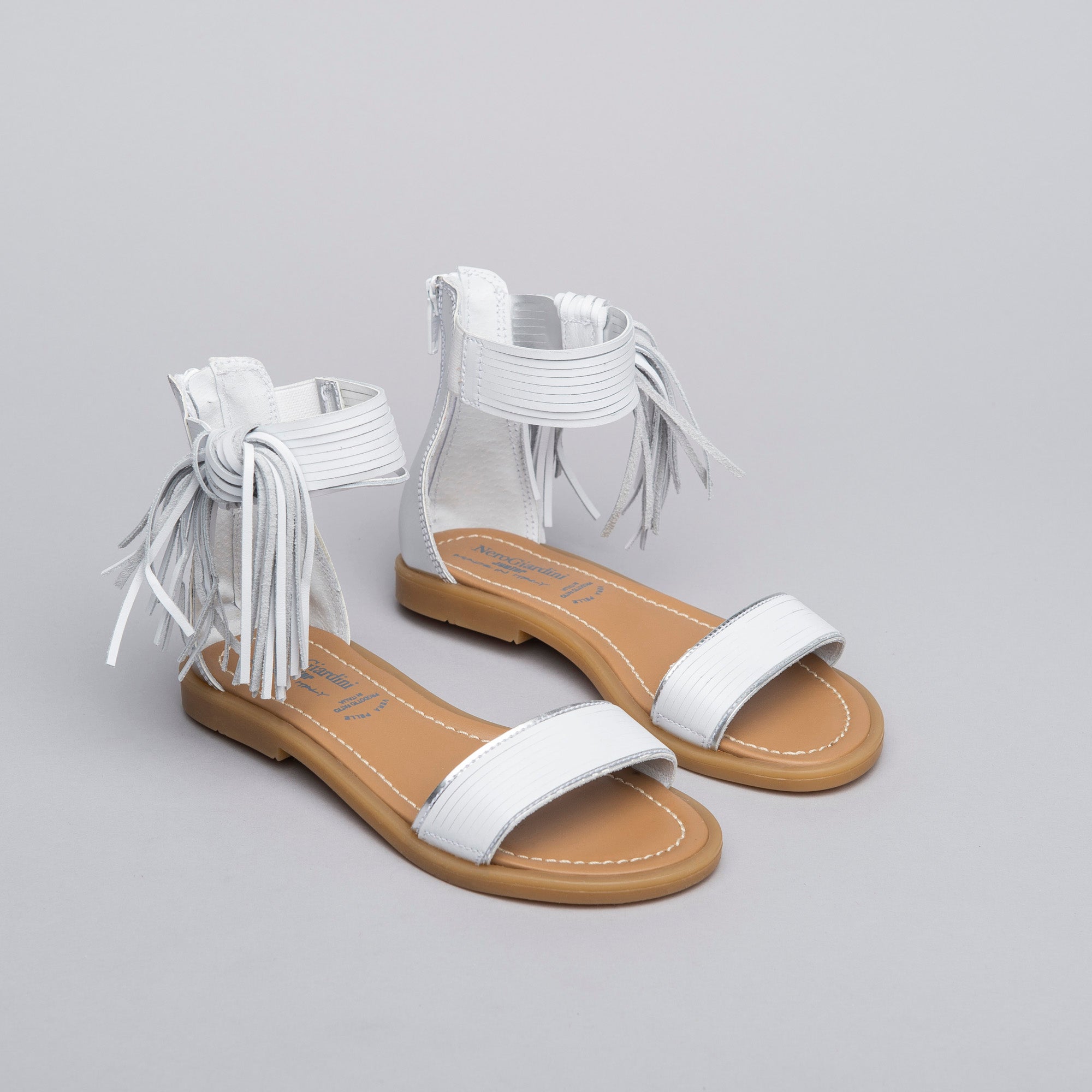Sandali Teens da Ragazza in Pelle e Materiale Tecnico