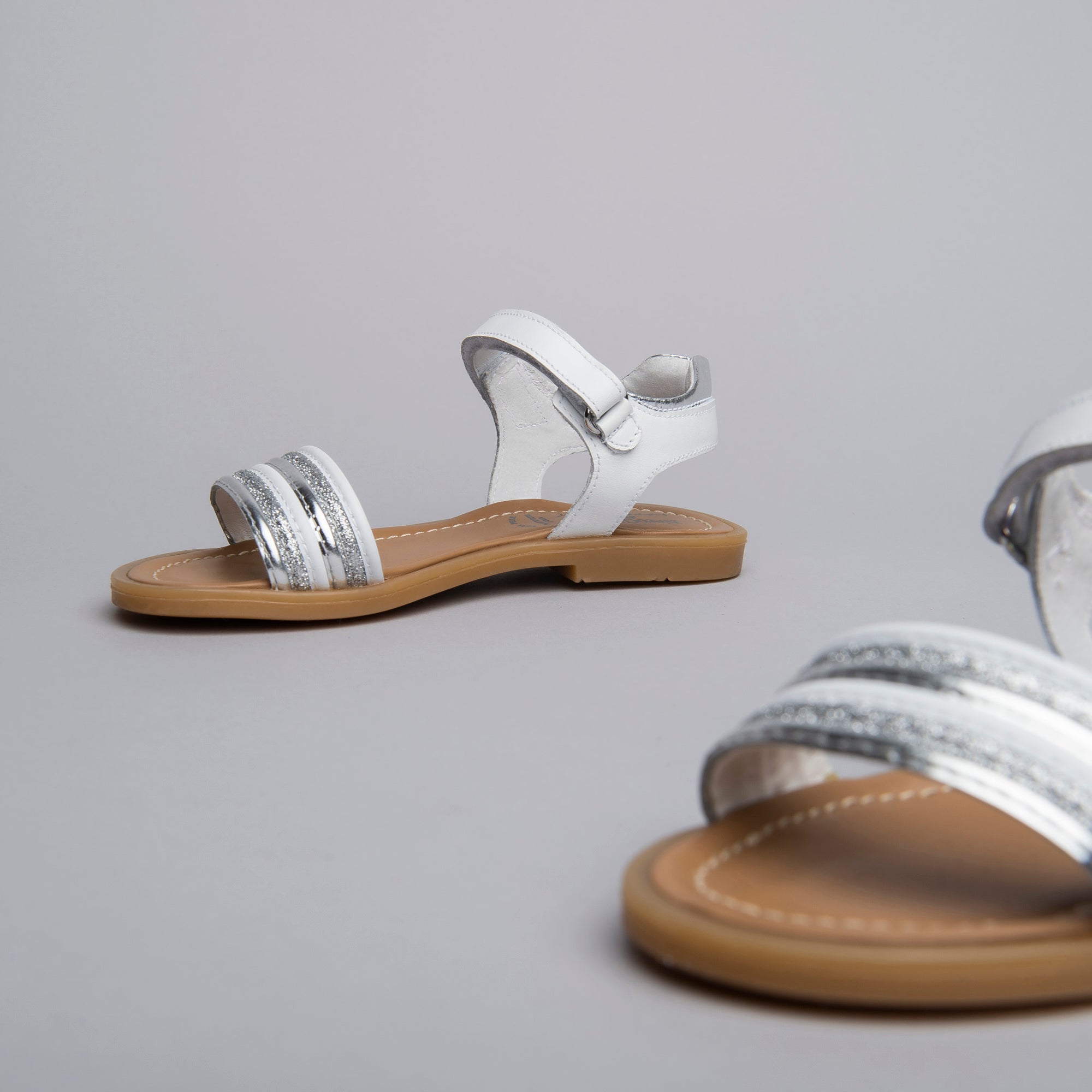 Sandali Teens da Ragazza in Pelle e Materiale Tecnico