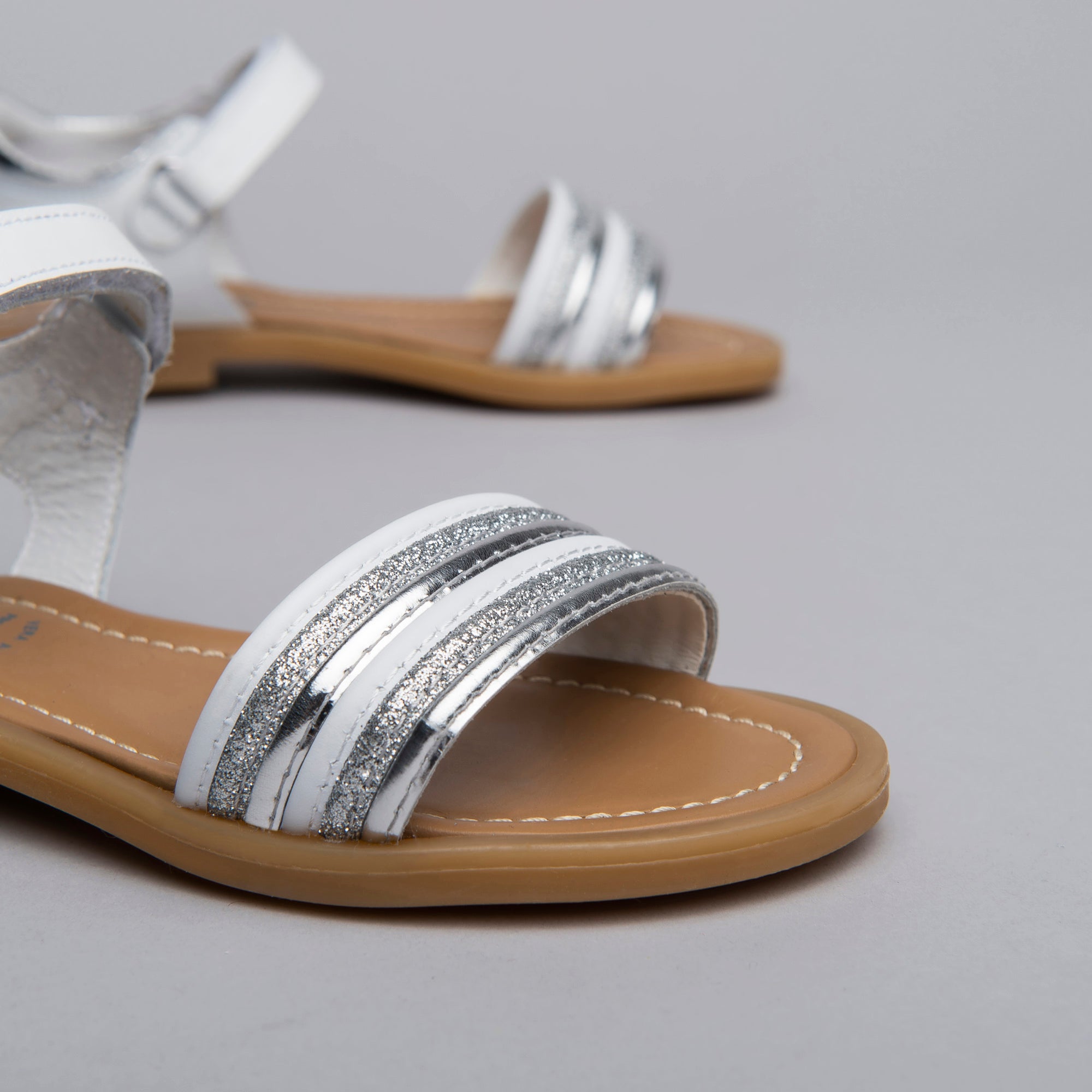 Sandali Teens da Ragazza in Pelle e Materiale Tecnico