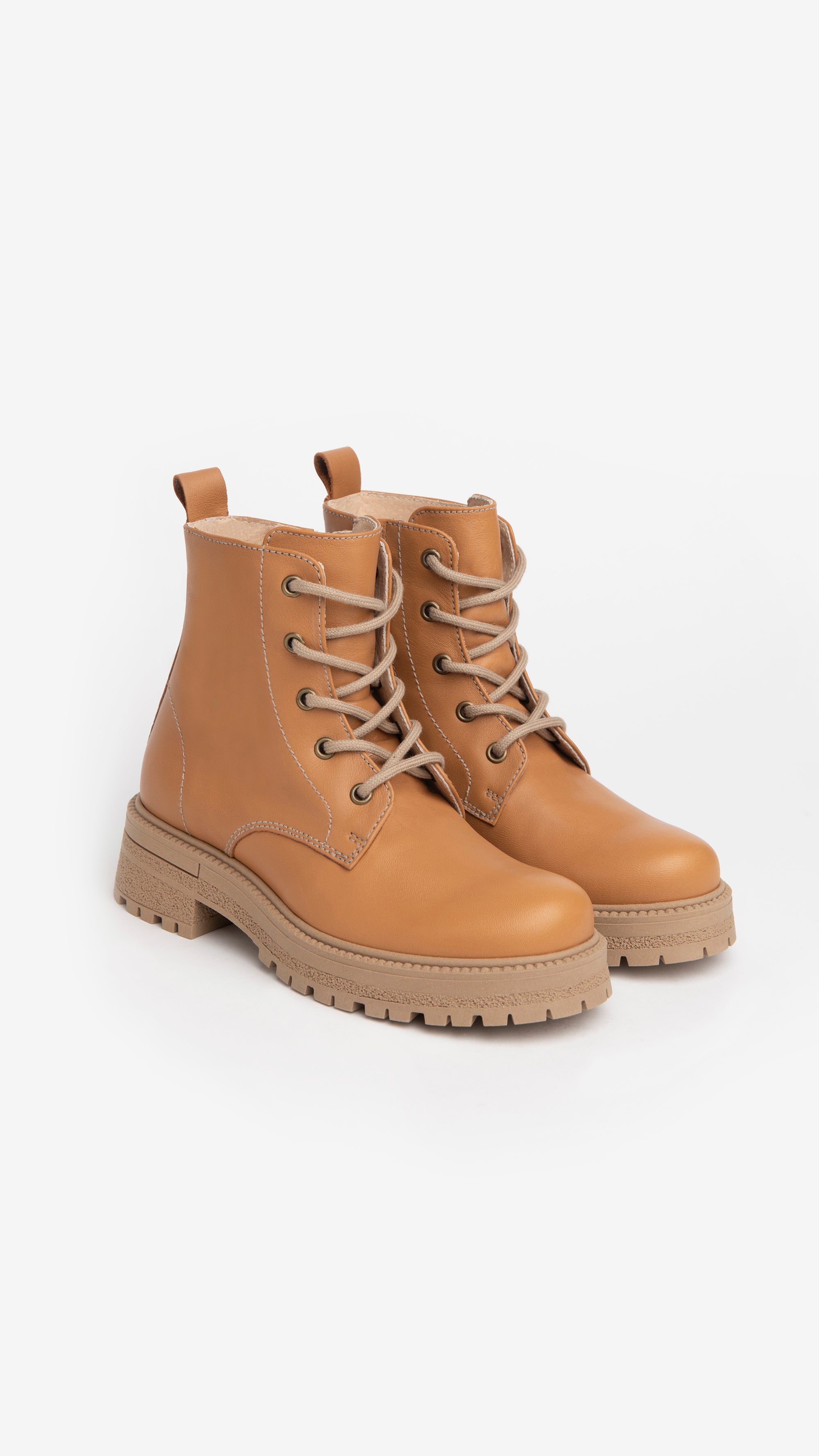 Anfibi Teens da Ragazza in Pelle