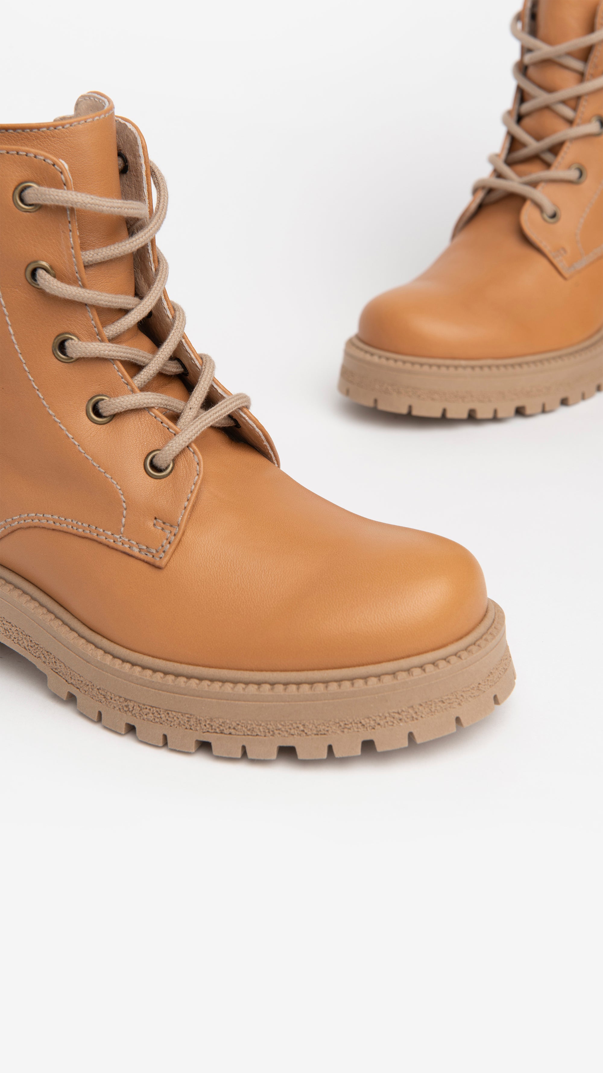 Anfibi Teens da Ragazza in Pelle