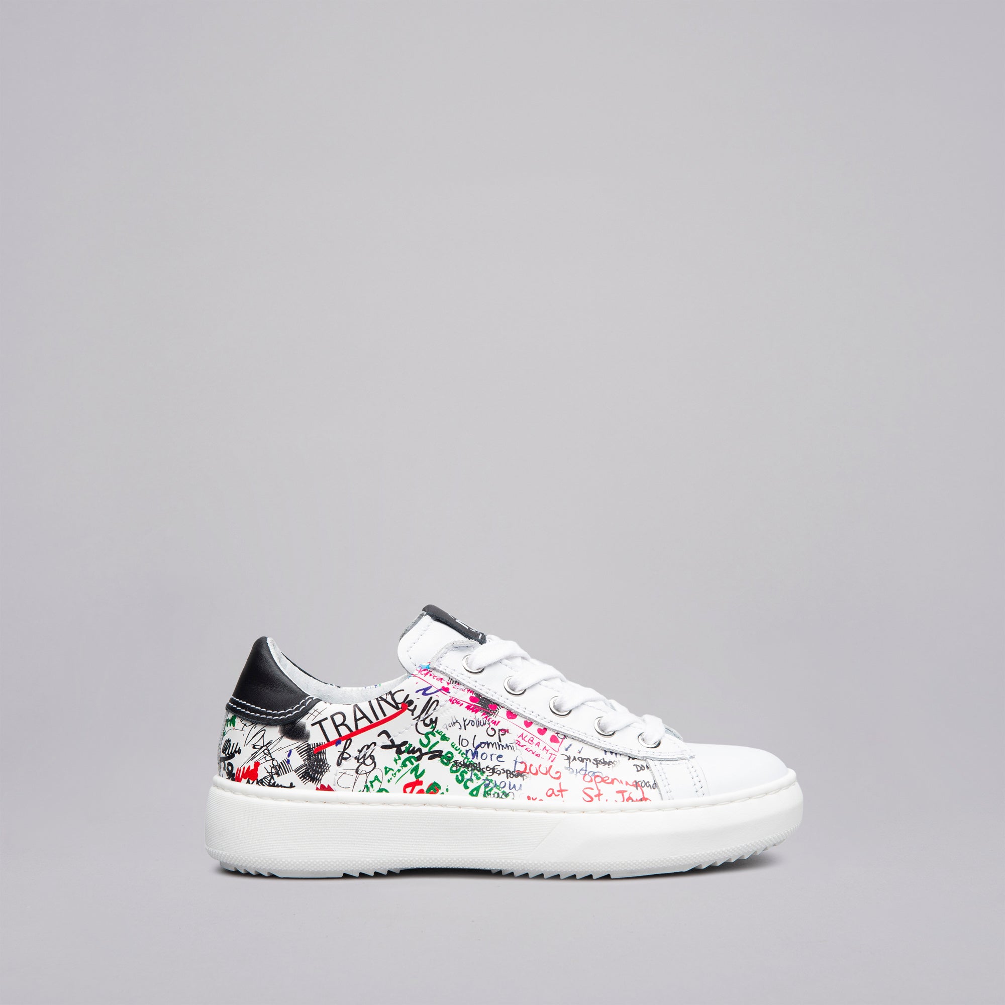 Sneakers Teens da Ragazzo in Pelle e Materiale Tecnico