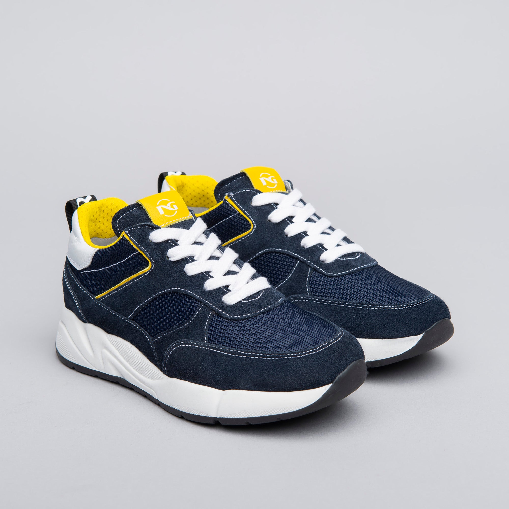 Sneakers Teens da Ragazzo in Camoscio, Pelle e Tela