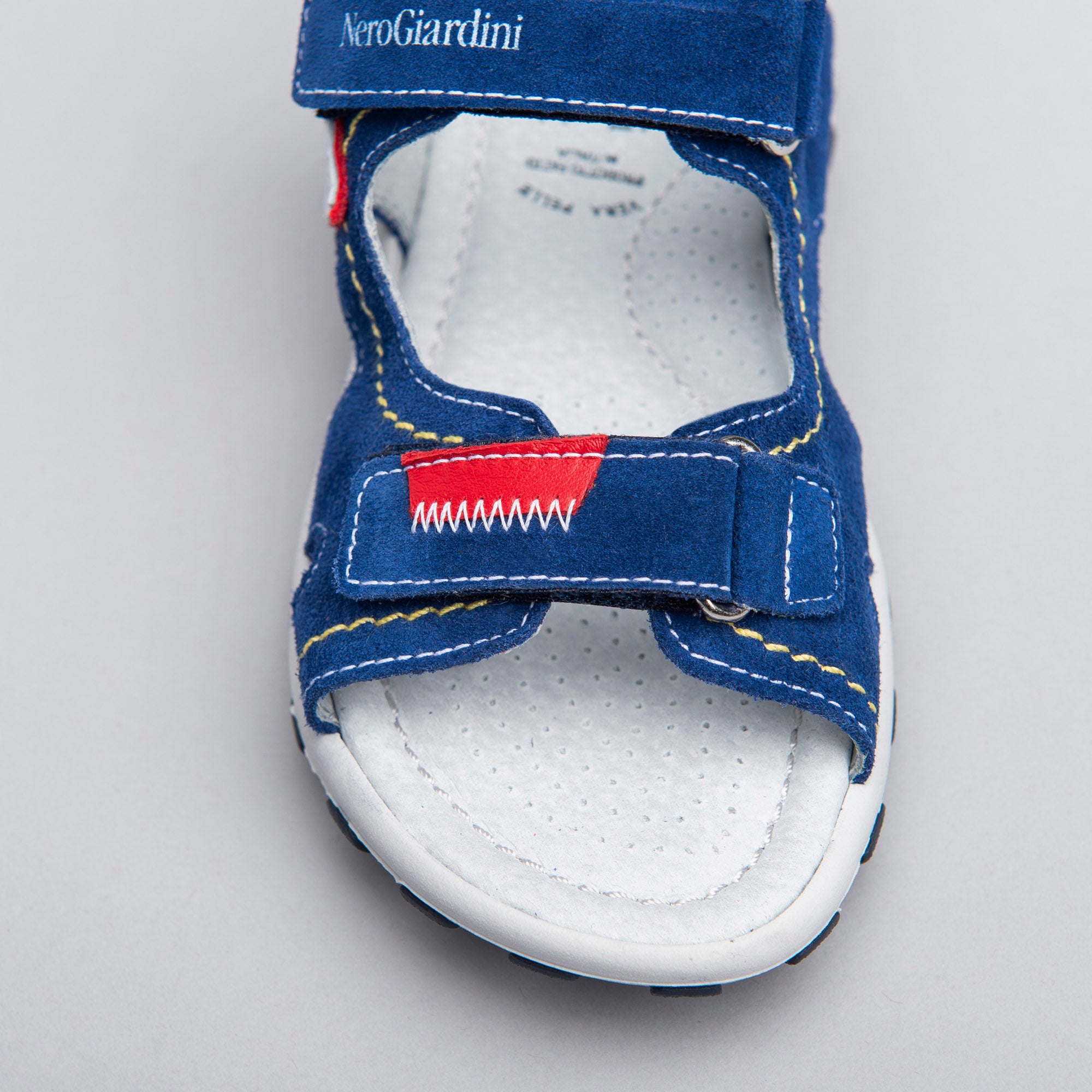 Sandali Teens da Ragazzo in Pelle e Camoscio