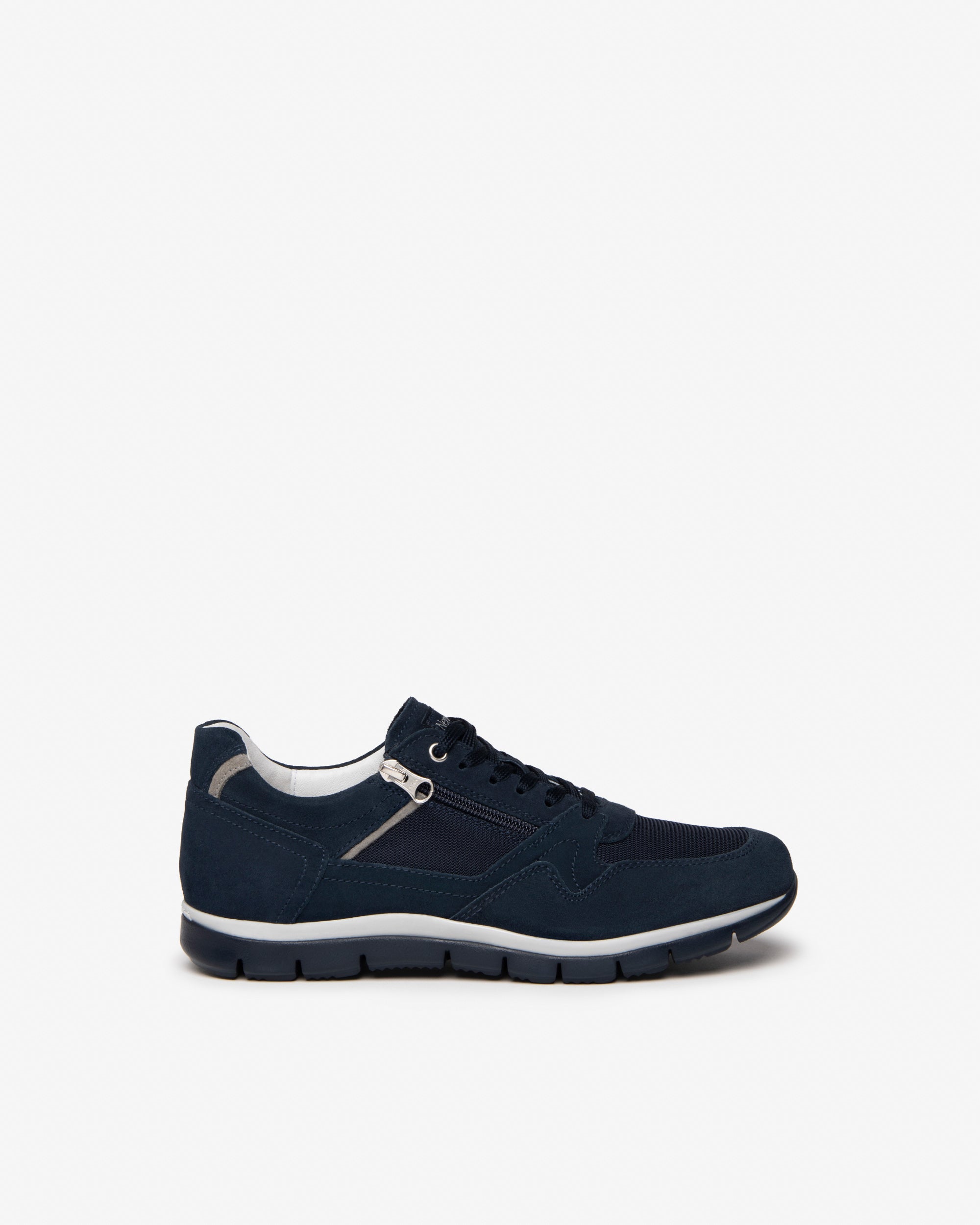 Sneakers Uomo in Camoscio e Tela