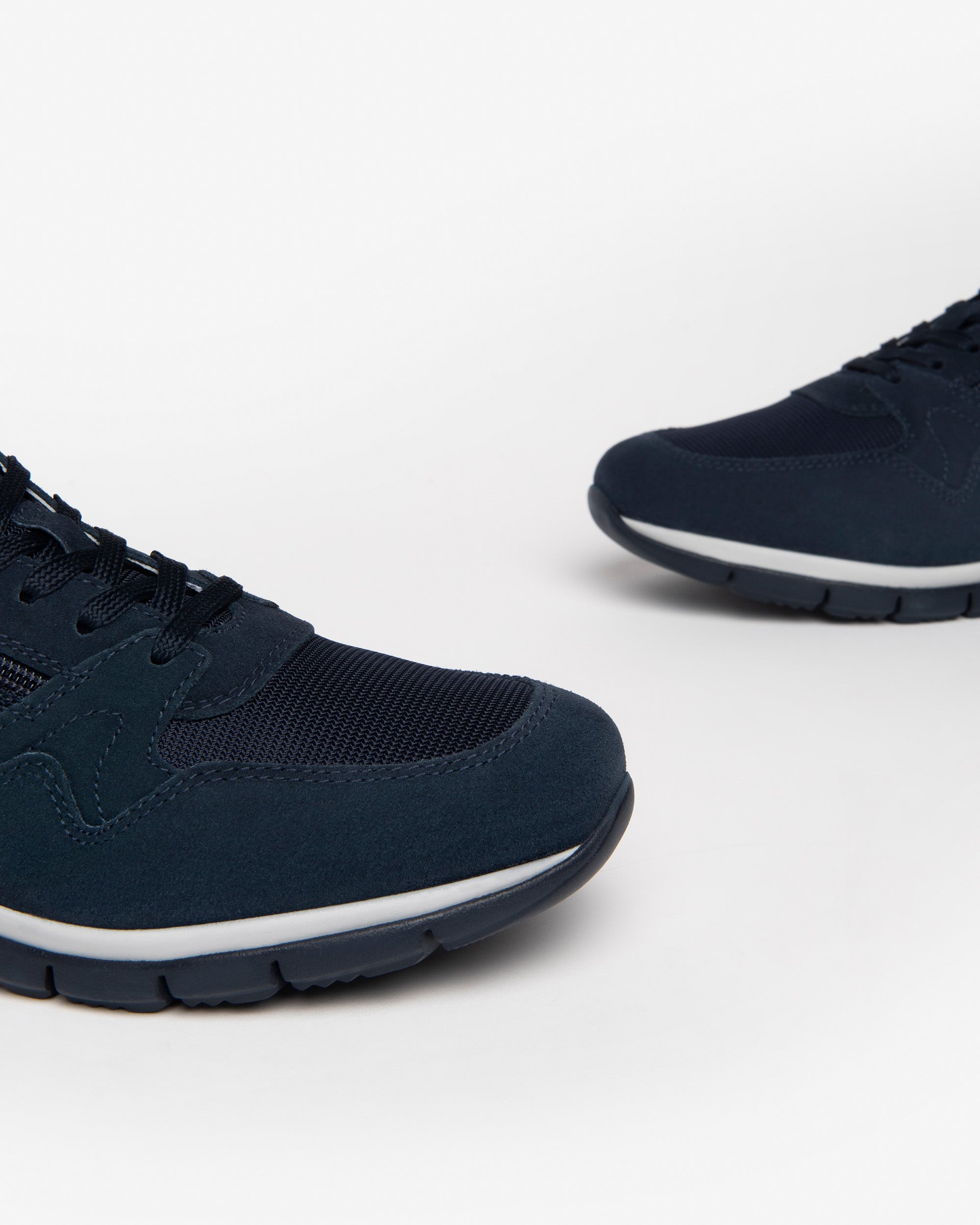 Sneakers Uomo in Camoscio e Tela