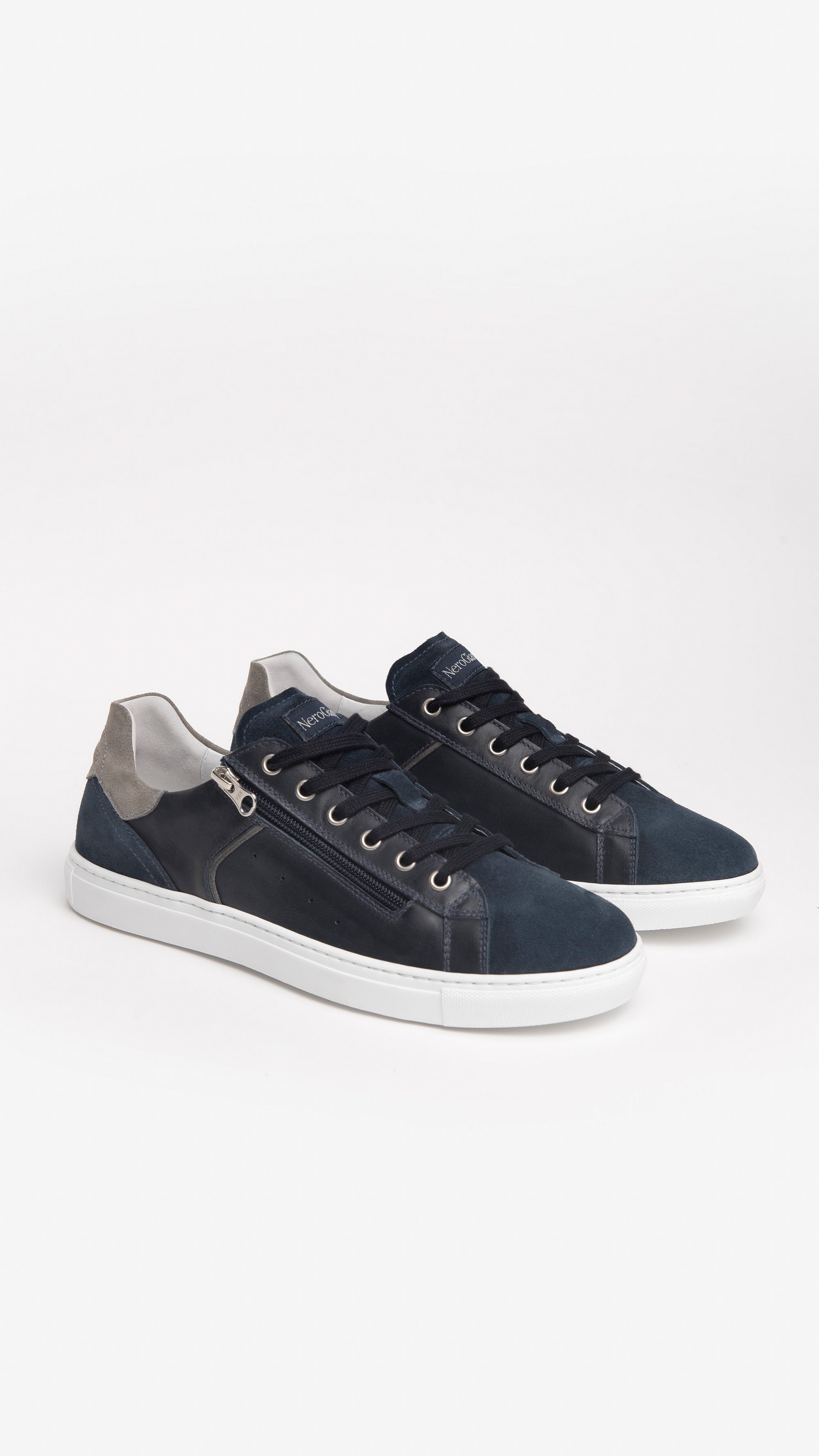 Sneakers Uomo in Pelle e Camoscio
