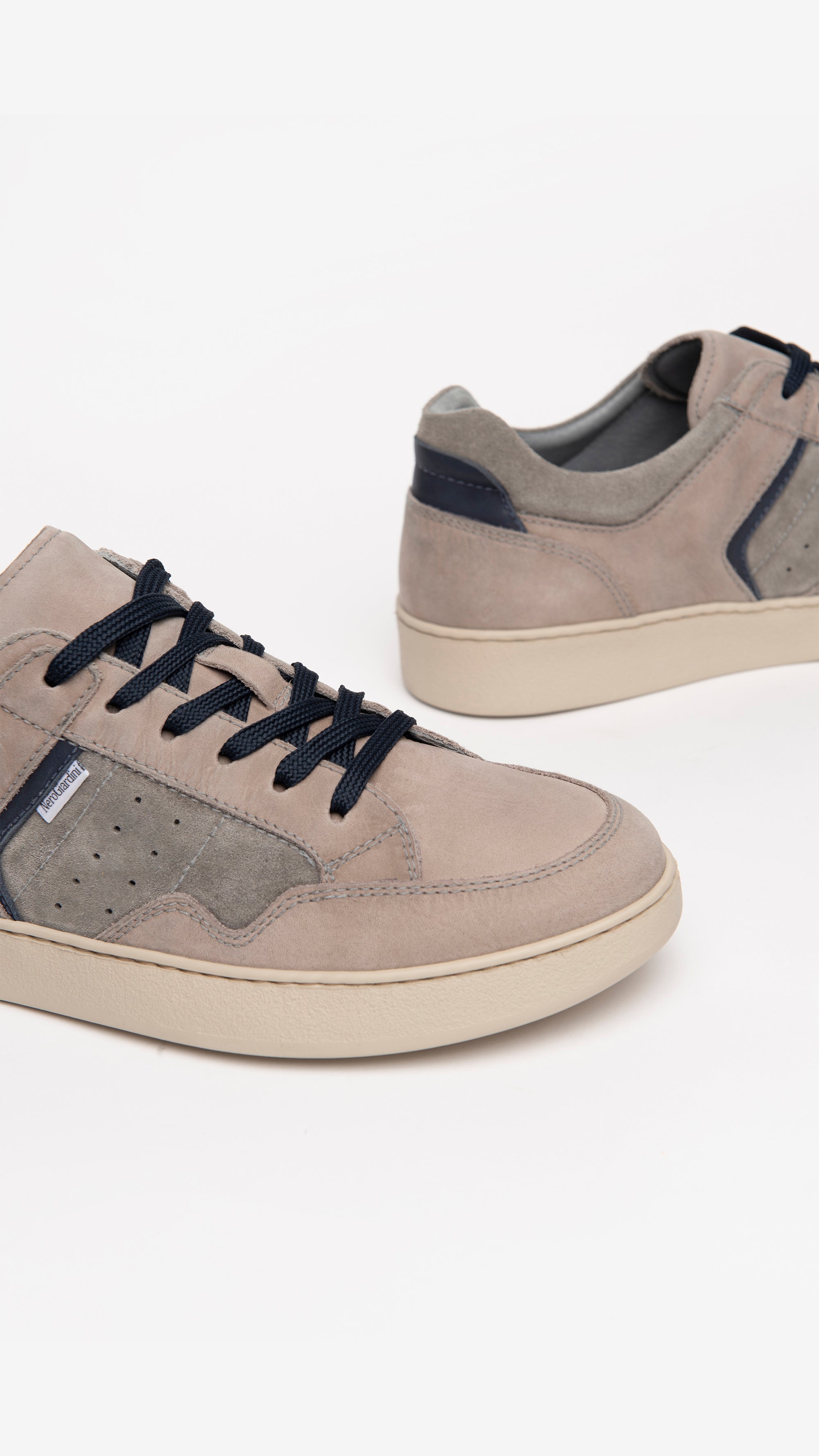 Sneakers Uomo in Pelle e Camoscio