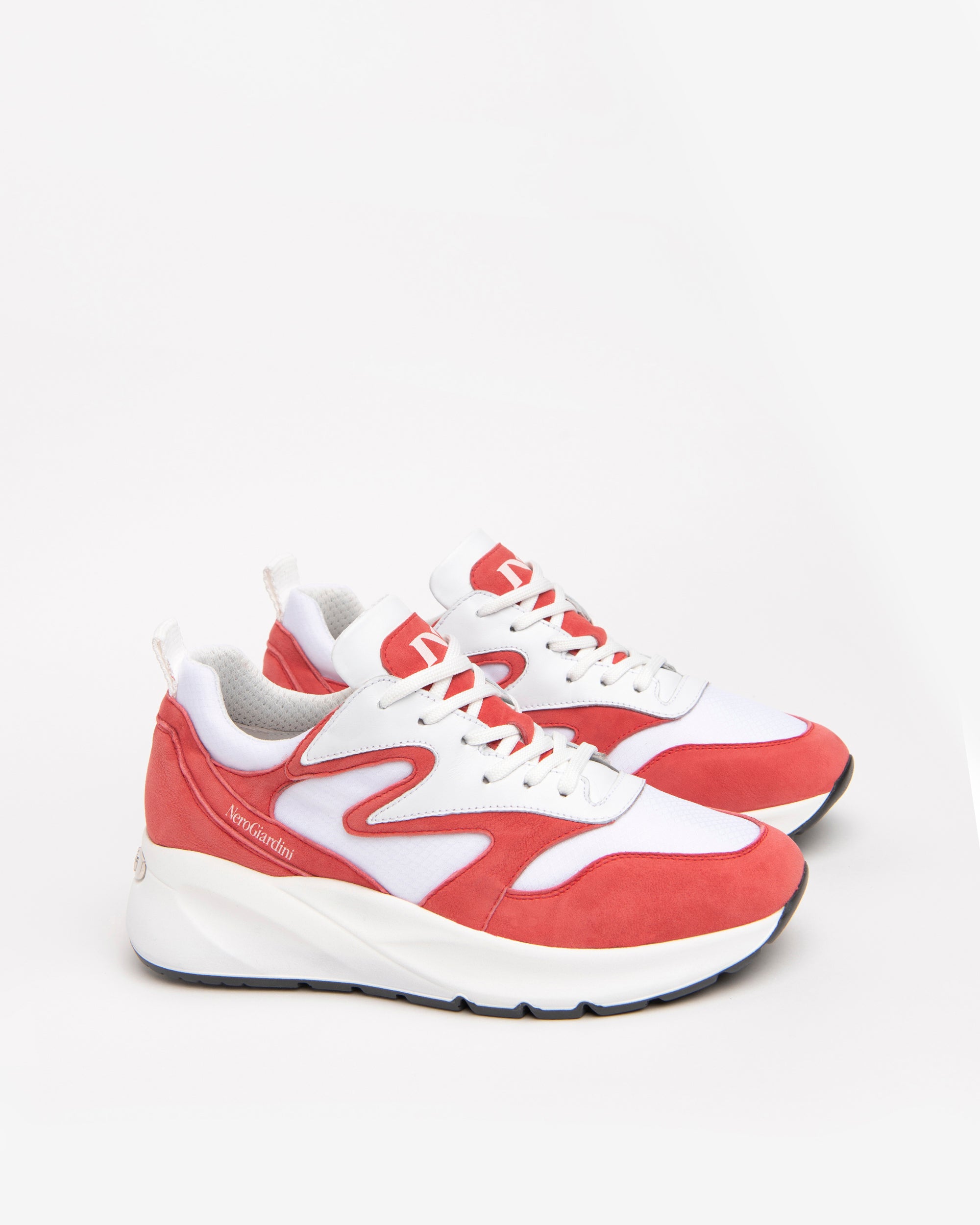 Sneakers Dames in Leder en Suède