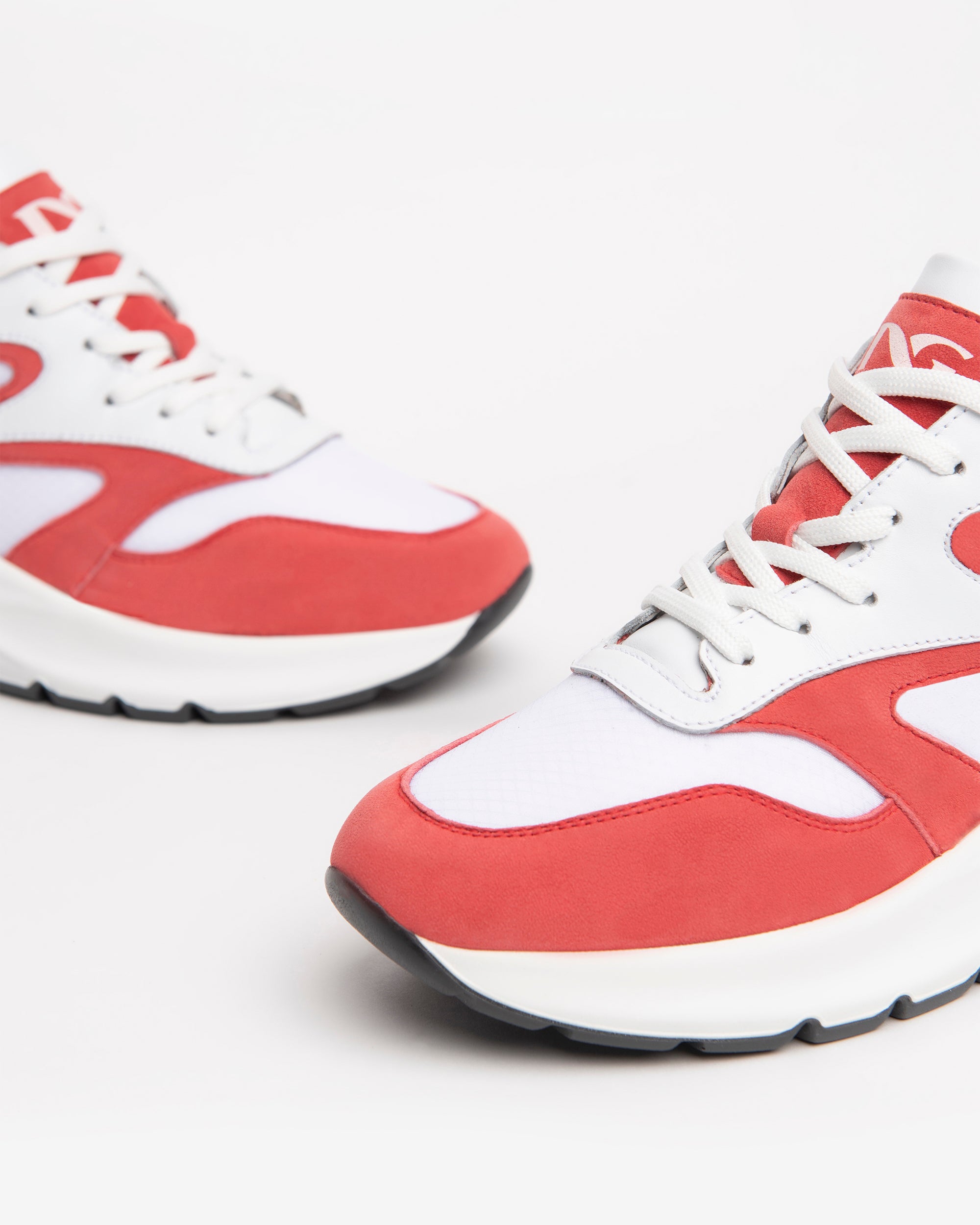 Sneakers Dames in Leder en Suède