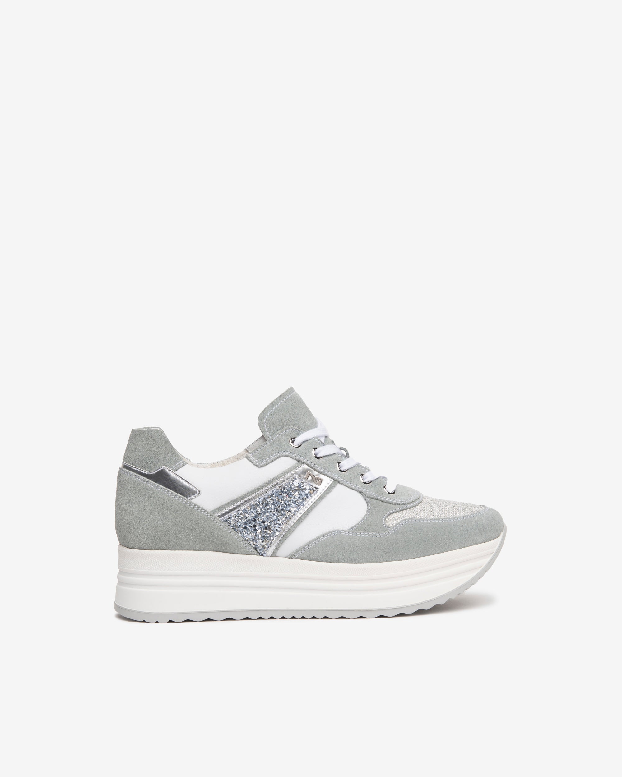 Sneakers Dames in Leder en Suède