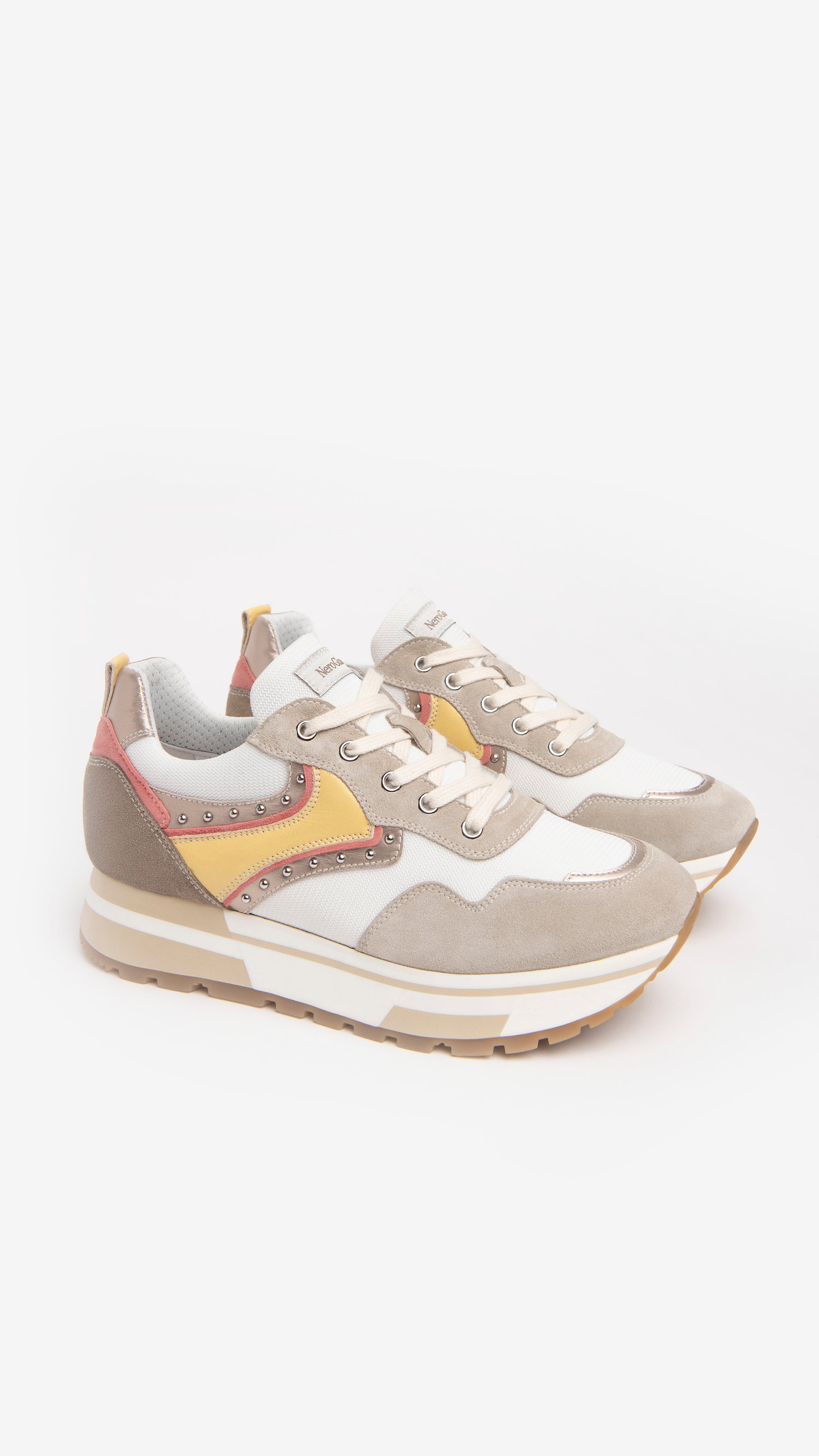 Sneakers Donna in Pelle e Camoscio