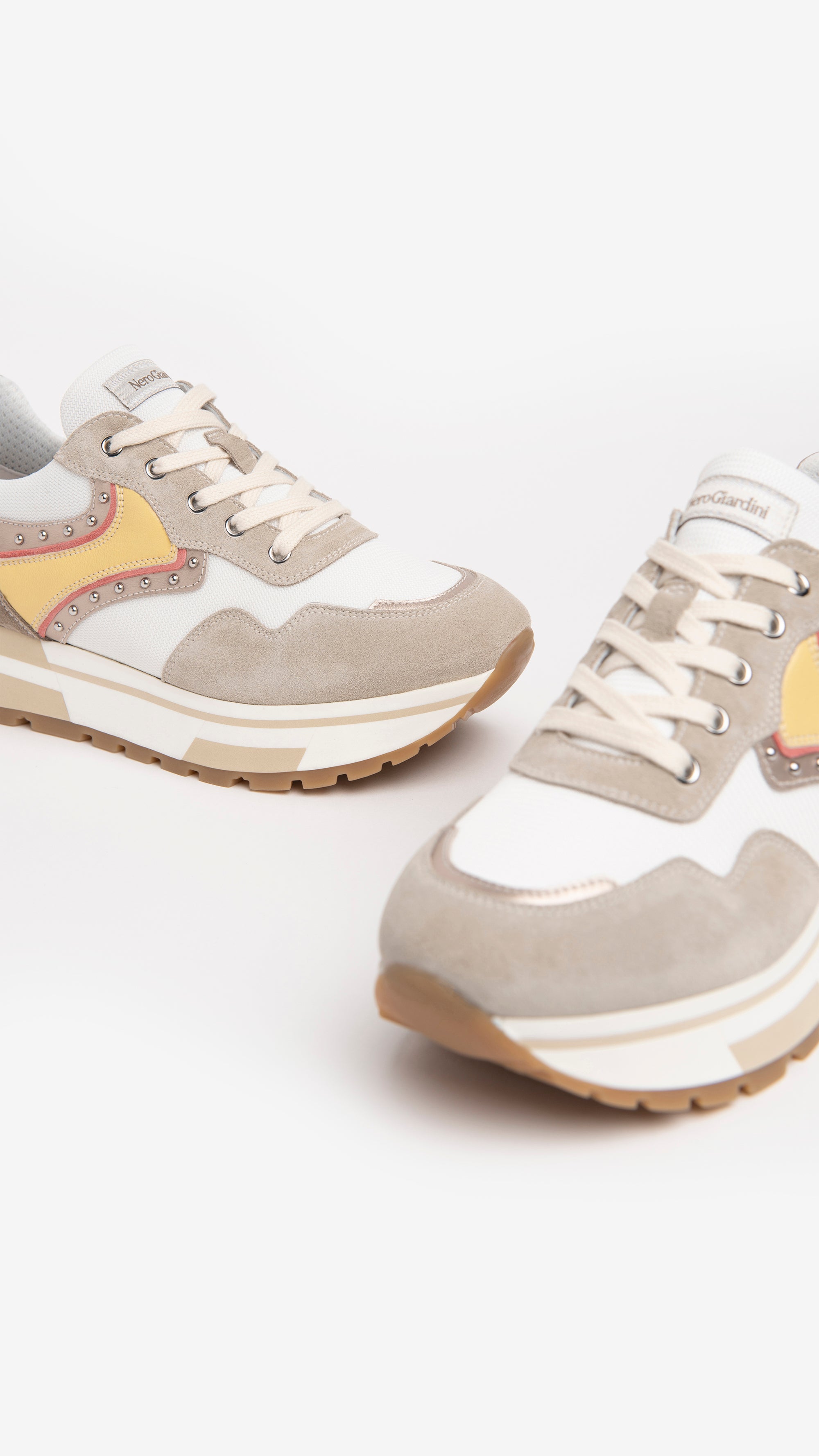Sneakers Donna in Pelle e Camoscio
