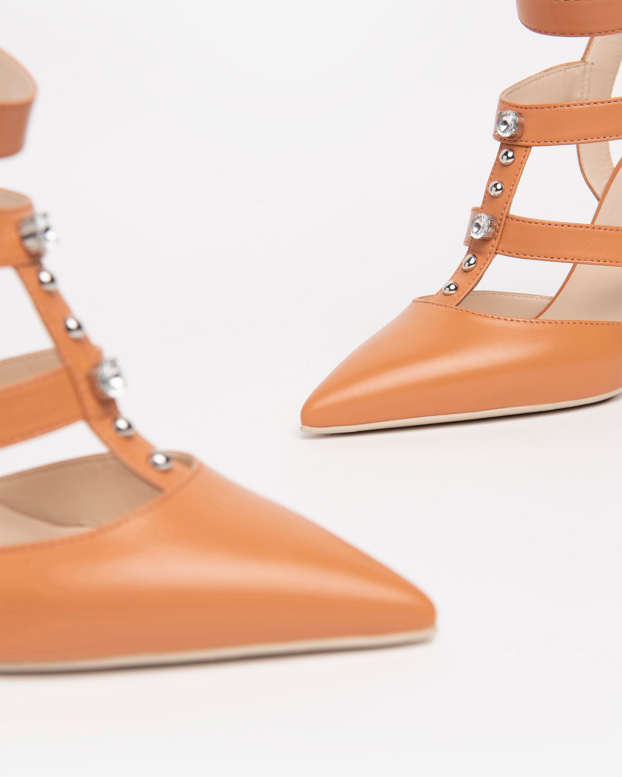 Pumps Dames in Leder