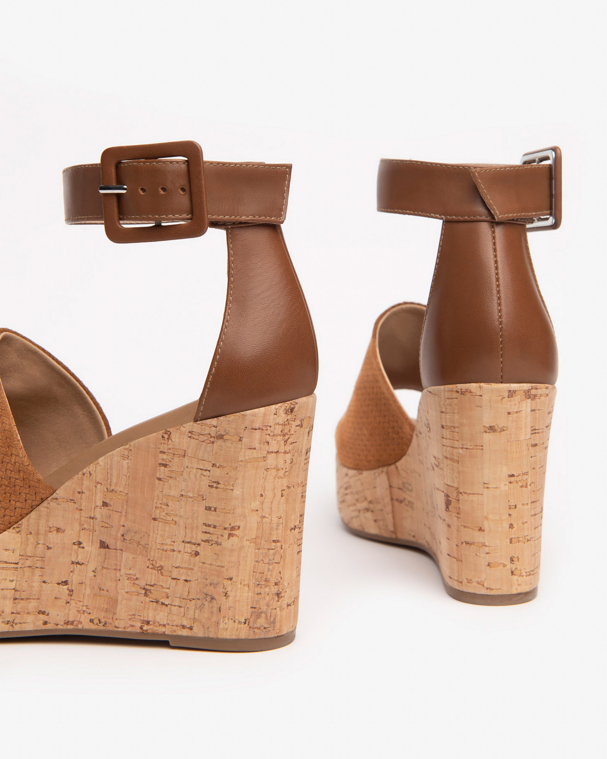 Damensandalen aus Veloursleder