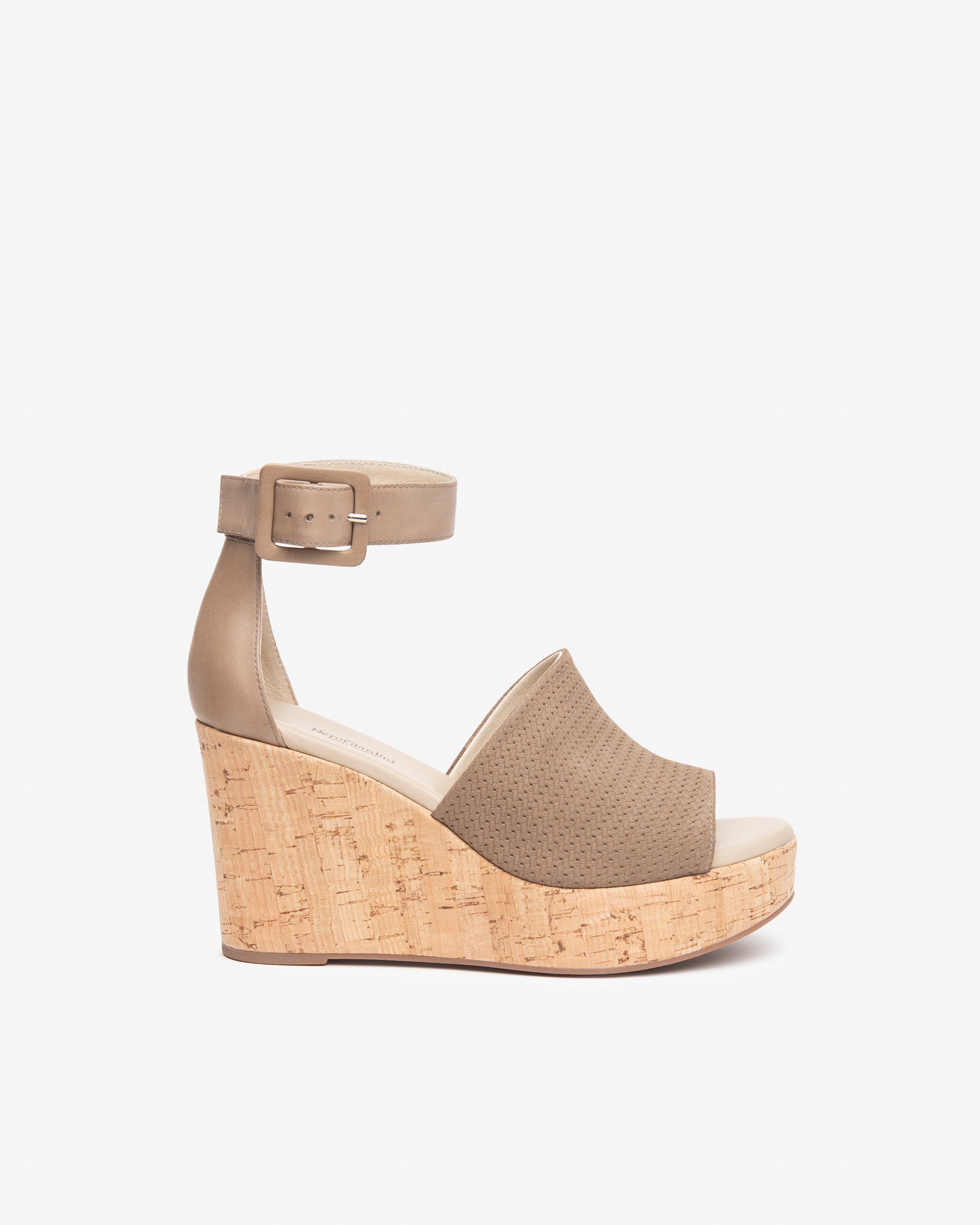Damensandalen aus Veloursleder