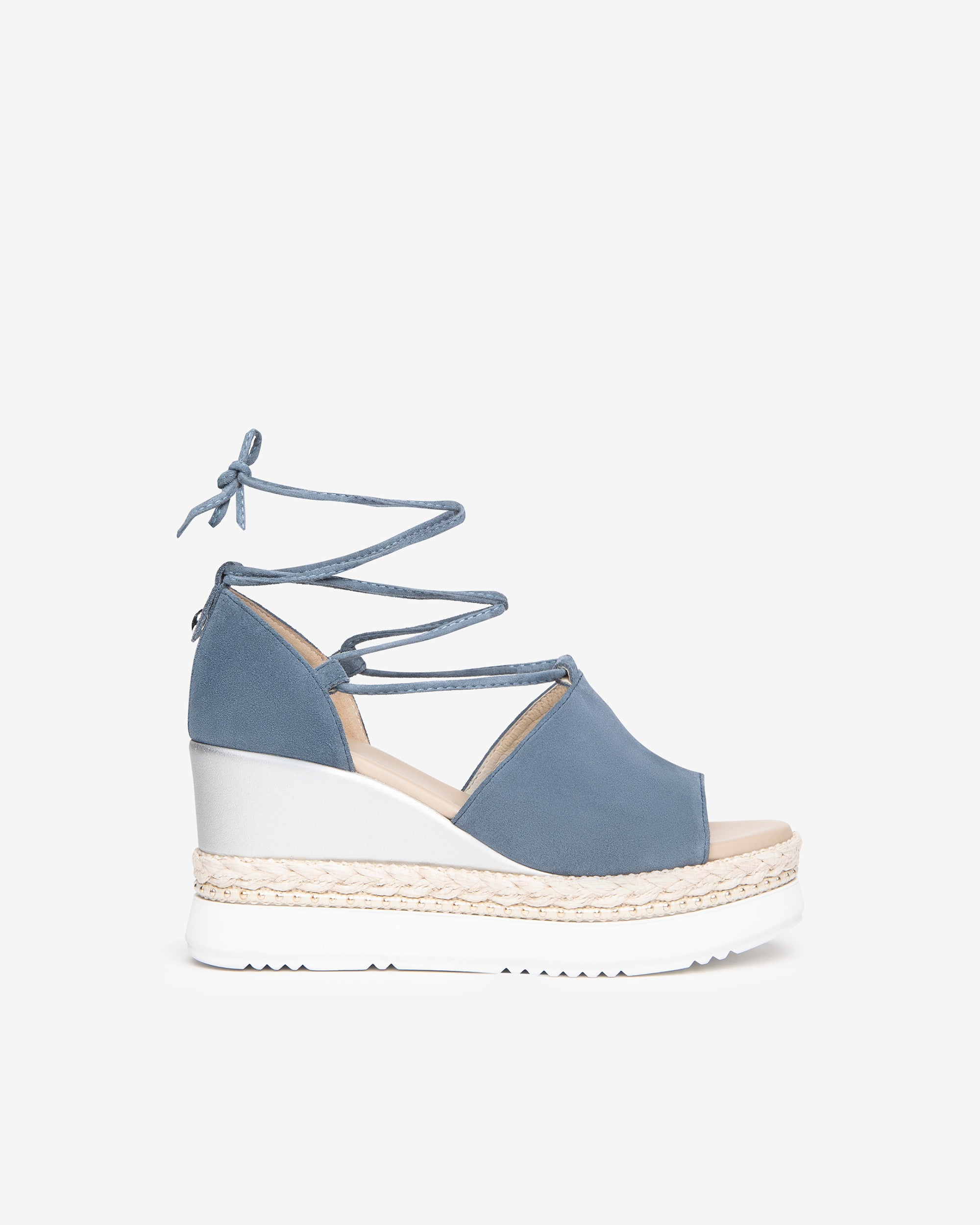Damensandalen aus Veloursleder