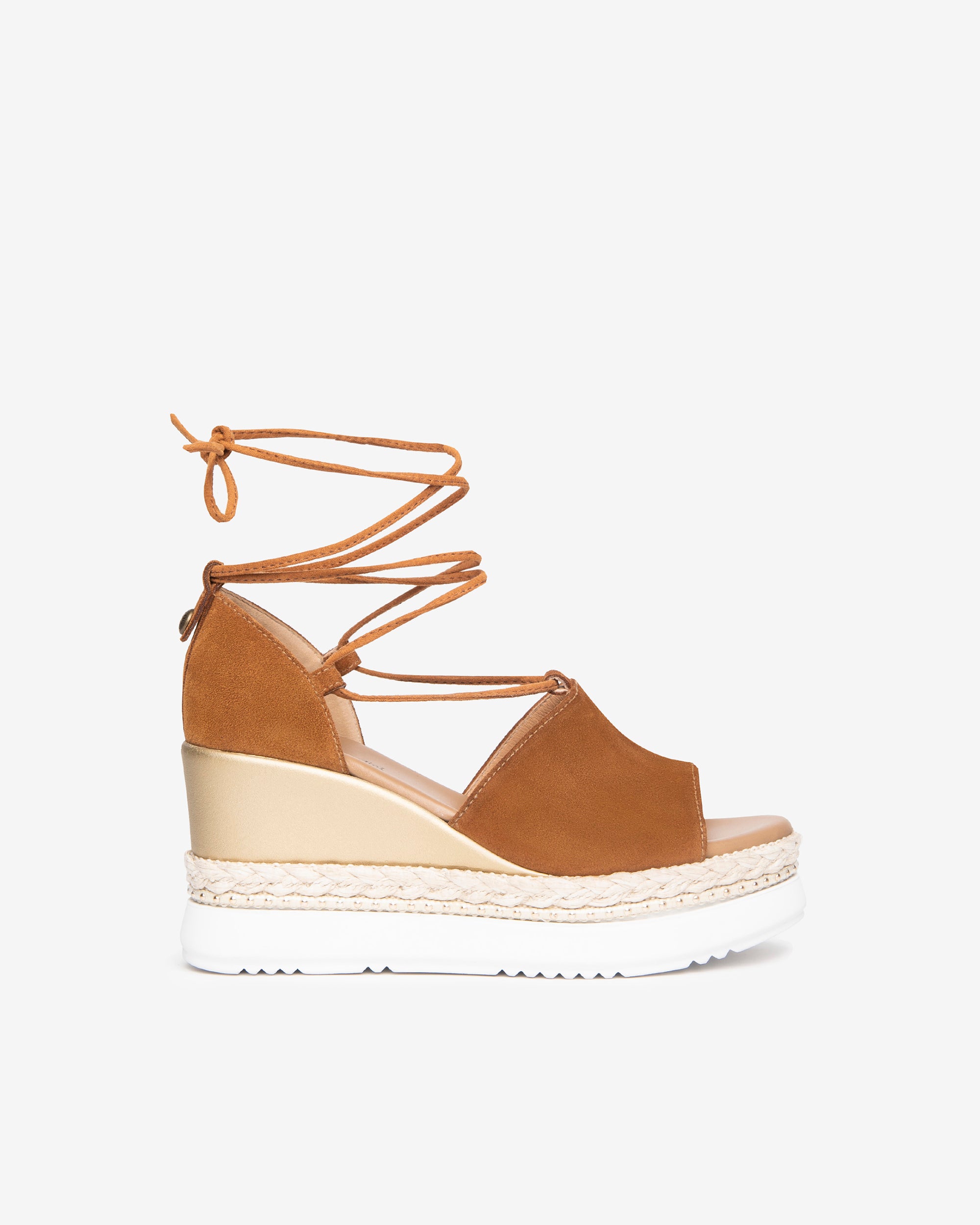 Damensandalen aus Veloursleder