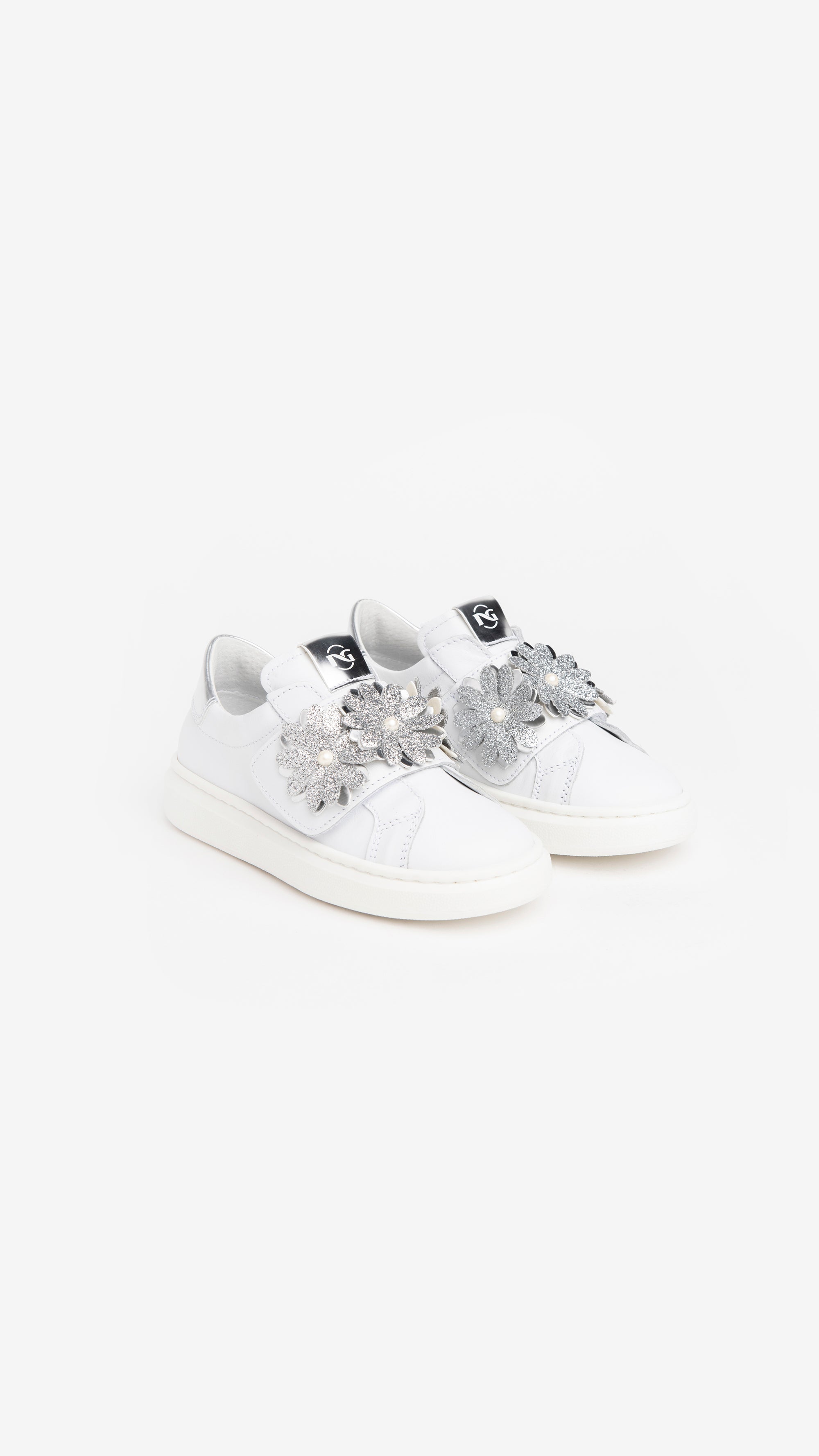 Sneakers Kids da Bambina in Pelle e Materiale Tecnico