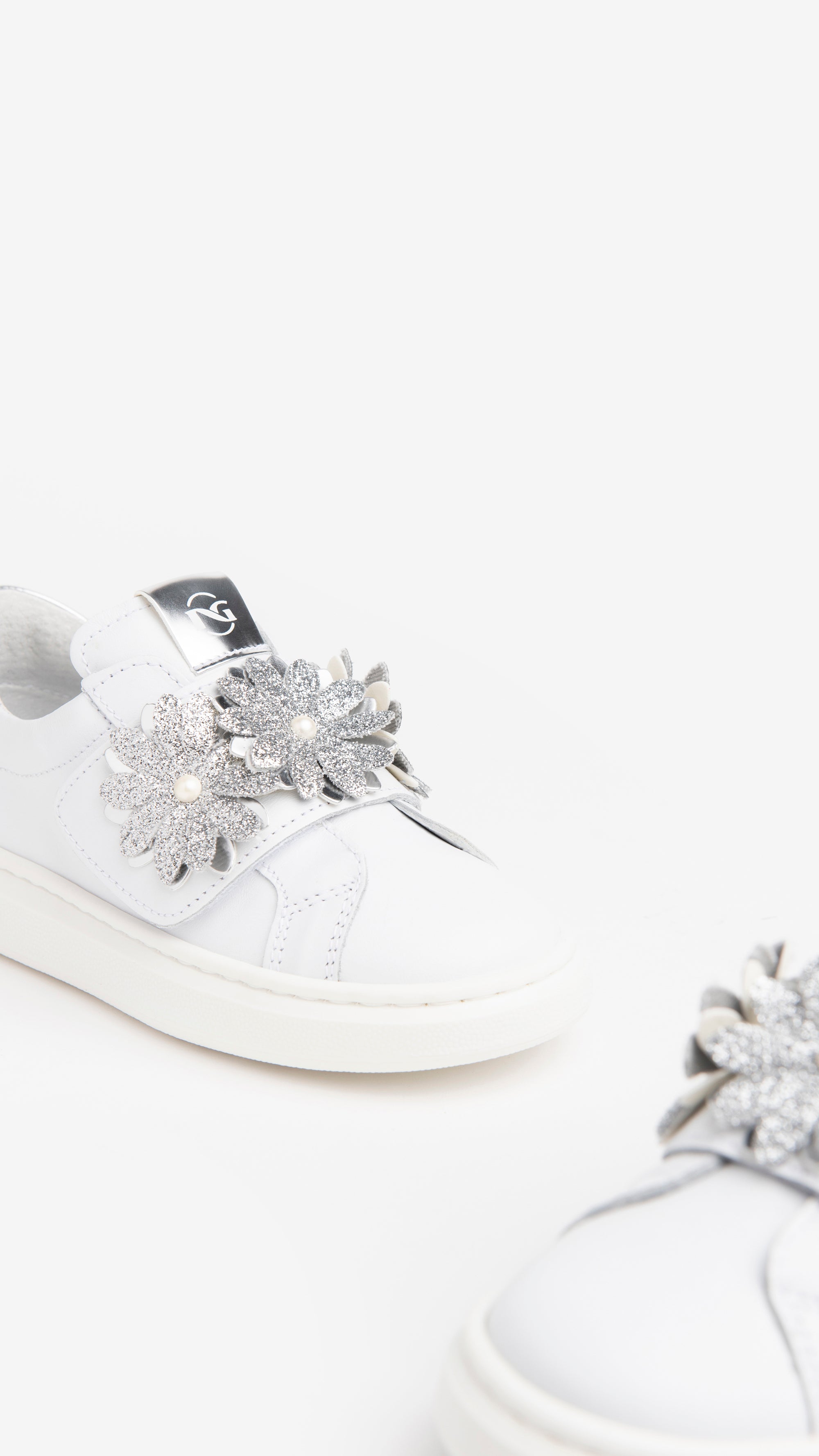 Sneakers Kids da Bambina in Pelle e Materiale Tecnico
