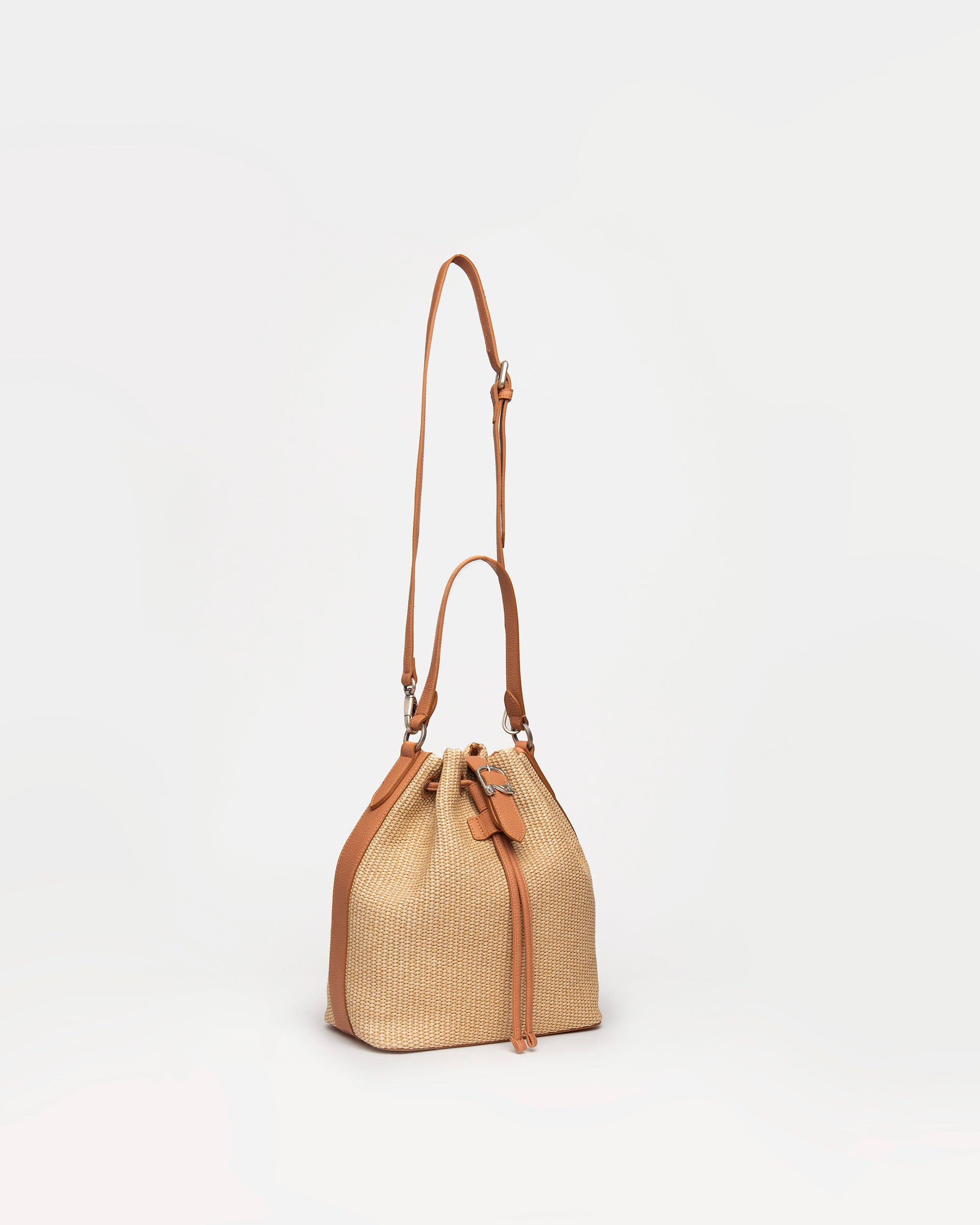 Women's technical fabric Bucket Bag